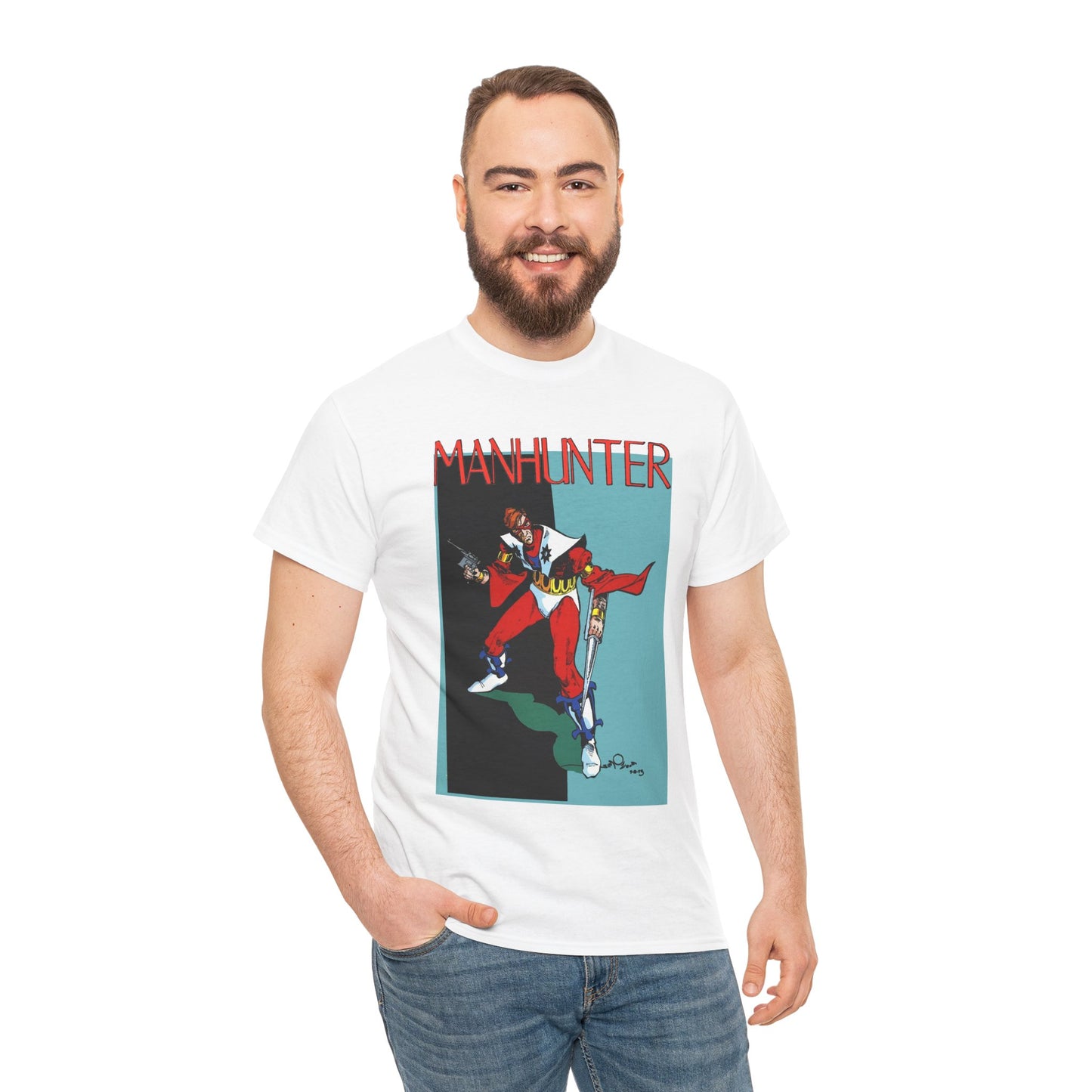 Manhunter T-Shirt - Walt Simonson Art - Detective Comics - Paul Kirk - DC Comics - Batman Connection