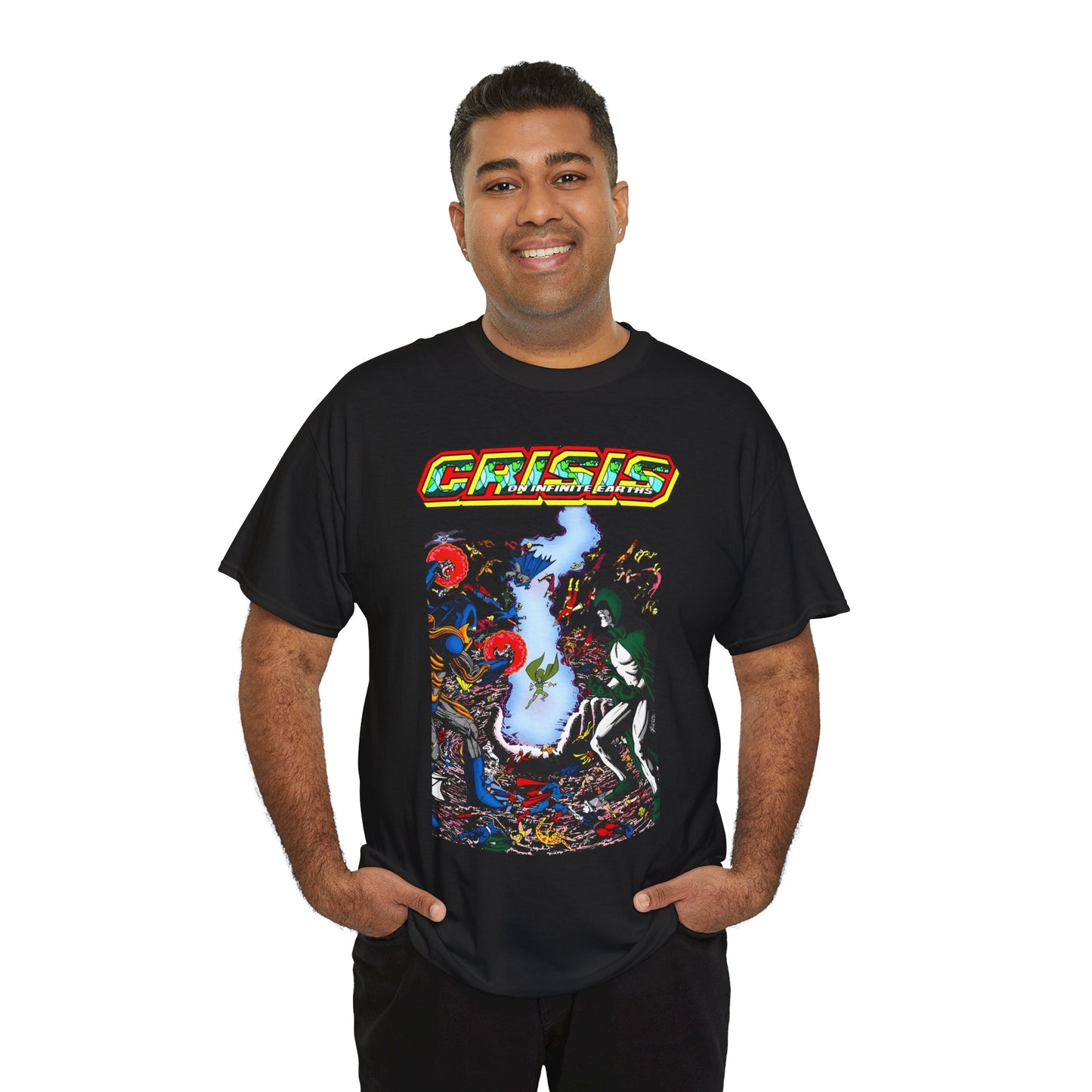 Crisis on Infinite Earths T-Shirt - George Perez Art - #10 Cover - Spectre Vs Anti-Monitor - DC Comics