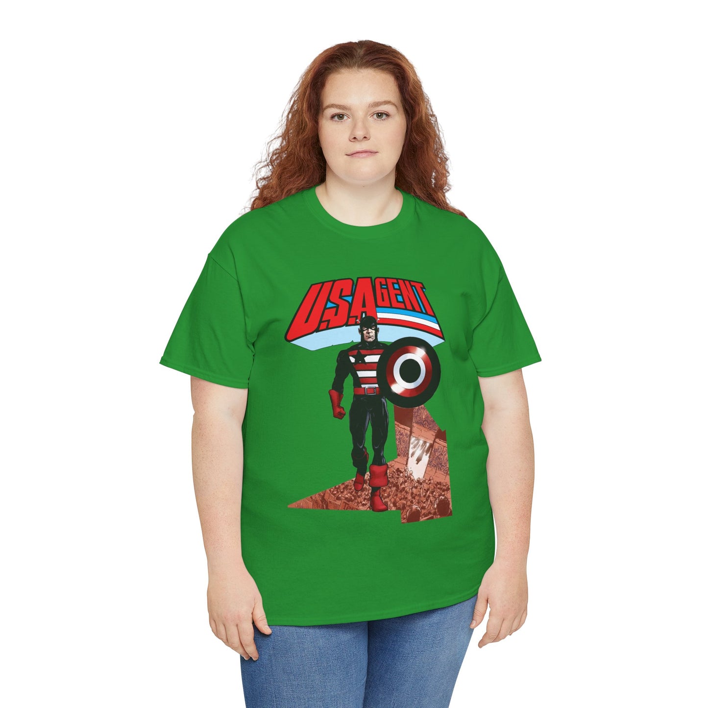 US Agent T-Shirt - Phil Jimenez Art - John Walker - Captain America Character - Marvel Comics