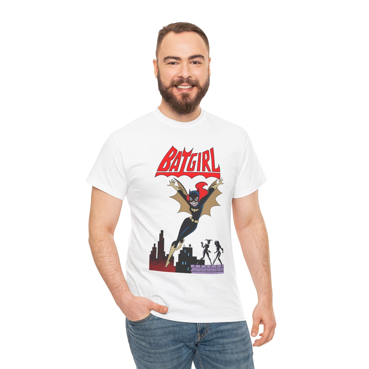 Batgirl T-Shirt - Bruce Timm Art - Batman Animated Series 1990s - Gotham City, Batman, Barbara Gordon - WB Cartoon - DC Comics