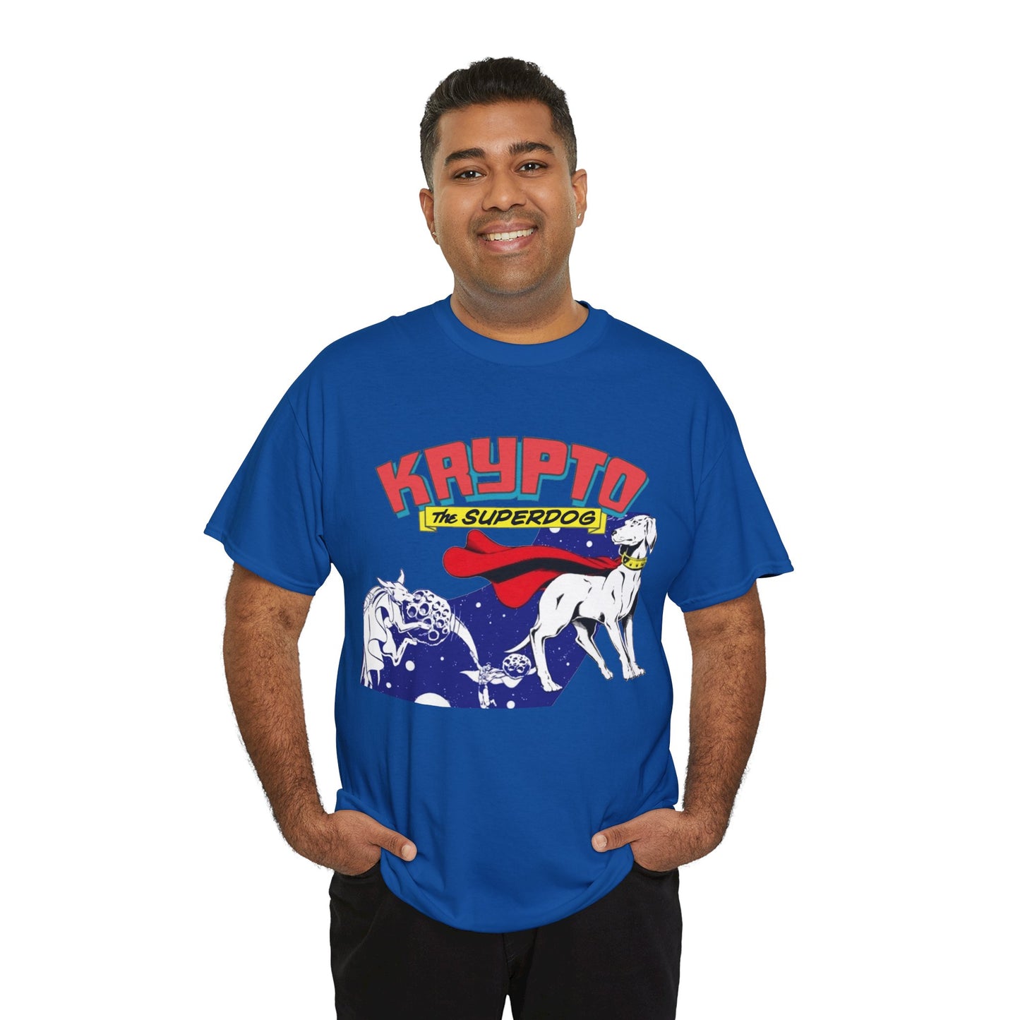Krypto T-Shirt - James Gunn Superman Movie 2025 - Superman's Beloved Pet -Super Dog from Krypton - Stays at the Fortress of Solitude - DC Comics