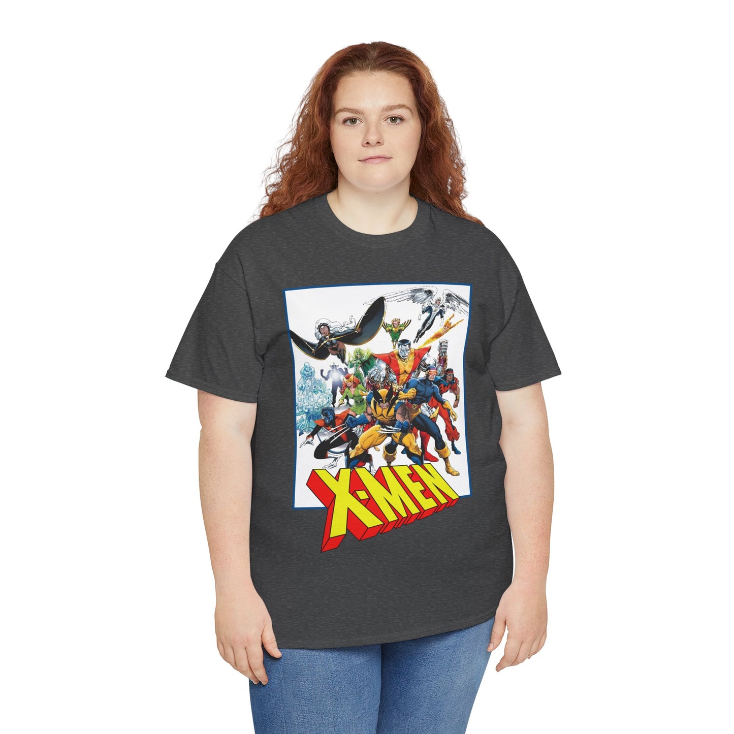 X-Men T-Shirt - Classic Arthur Adams Art - Marvel Comics - Wolverine, Colossus, Storm, Cyclops, Nightcrawler, Iceman