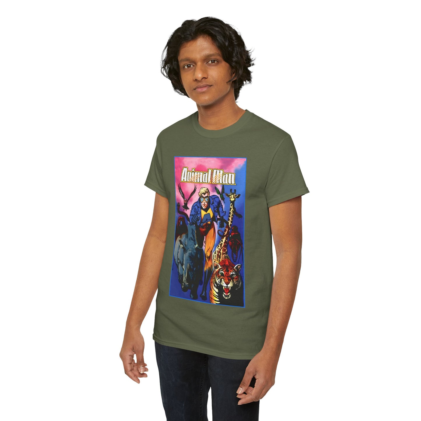 Animal Man T-Shirt - Brian Bolland Art - #1 Cover Art - Buddy Baker - DC Comics, Vertigo Comics