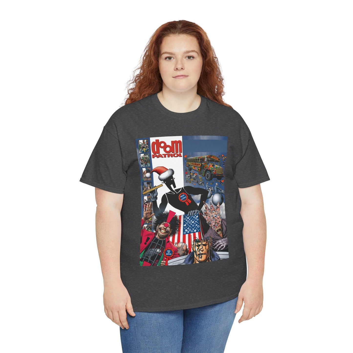 Doom Patrol T-Shirt - Brian Bolland Art - Mr Nobody For President - DC Comics/Vertigo Cover Artwork