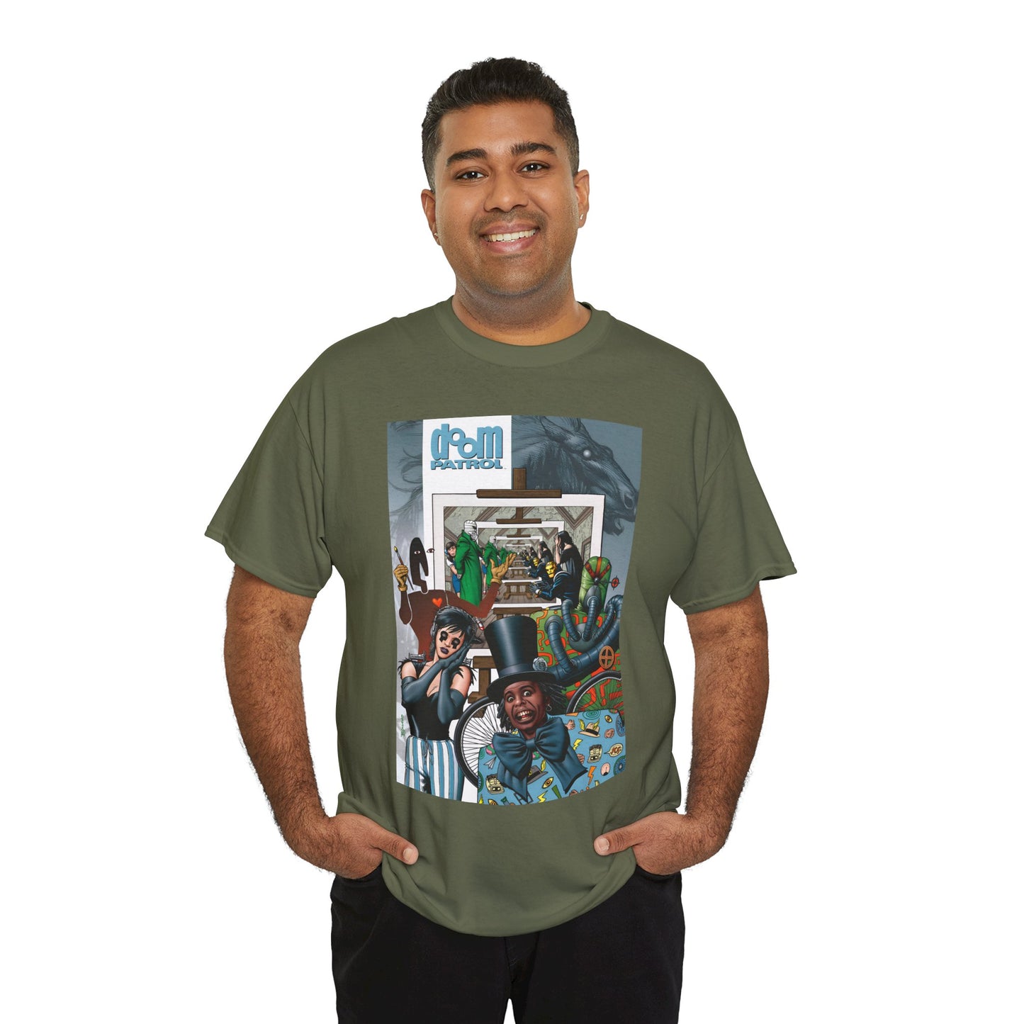 Doom Patrol T-Shirt - Brian Bolland Art - Grant Morrison Story - DC Comics/Vertigo Comics