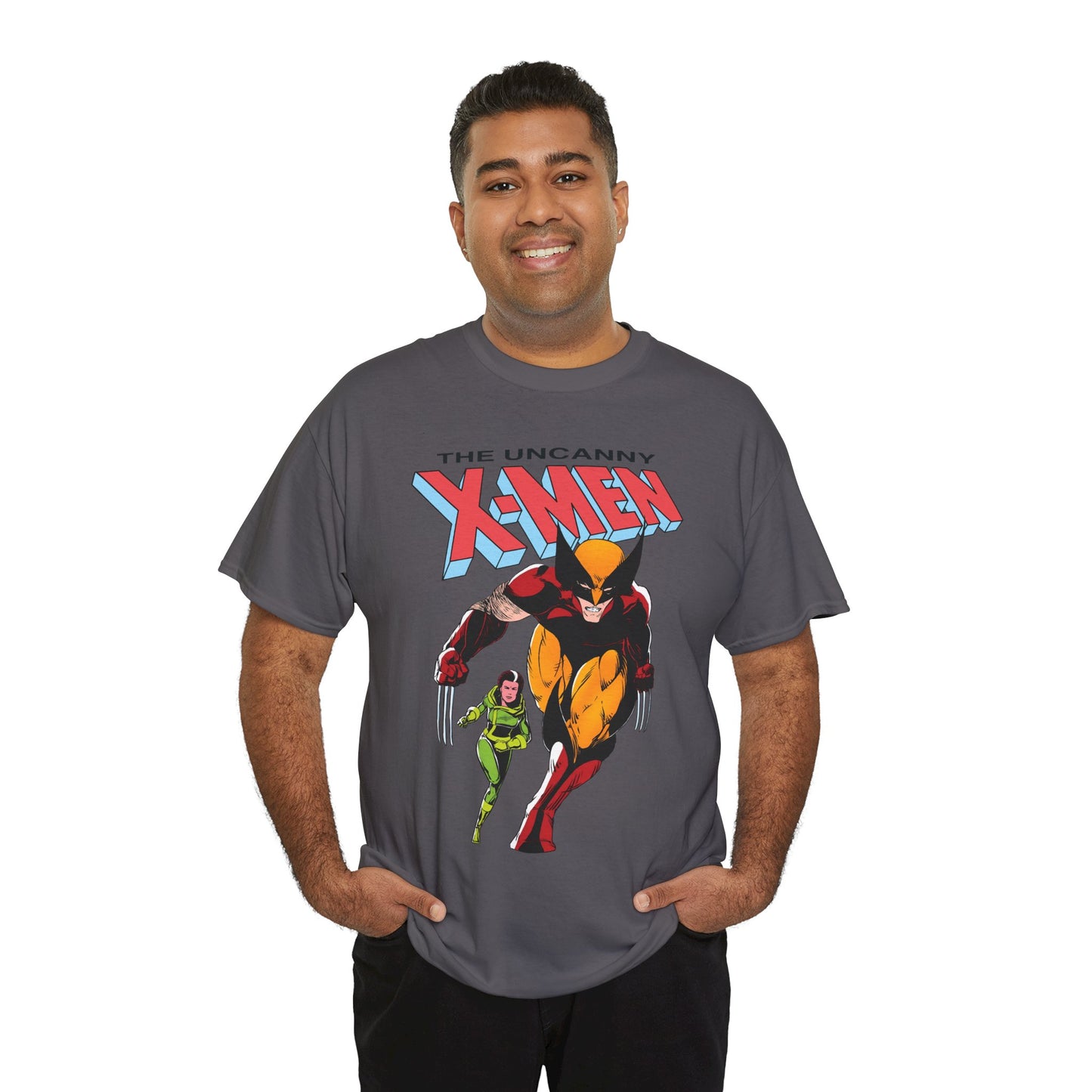 Wolverine & Rogue T-Shirt - Paul Smith Art - X-Member, Mutants - Marvel Comics - Uncanny X-Men #173 Cover - Logan