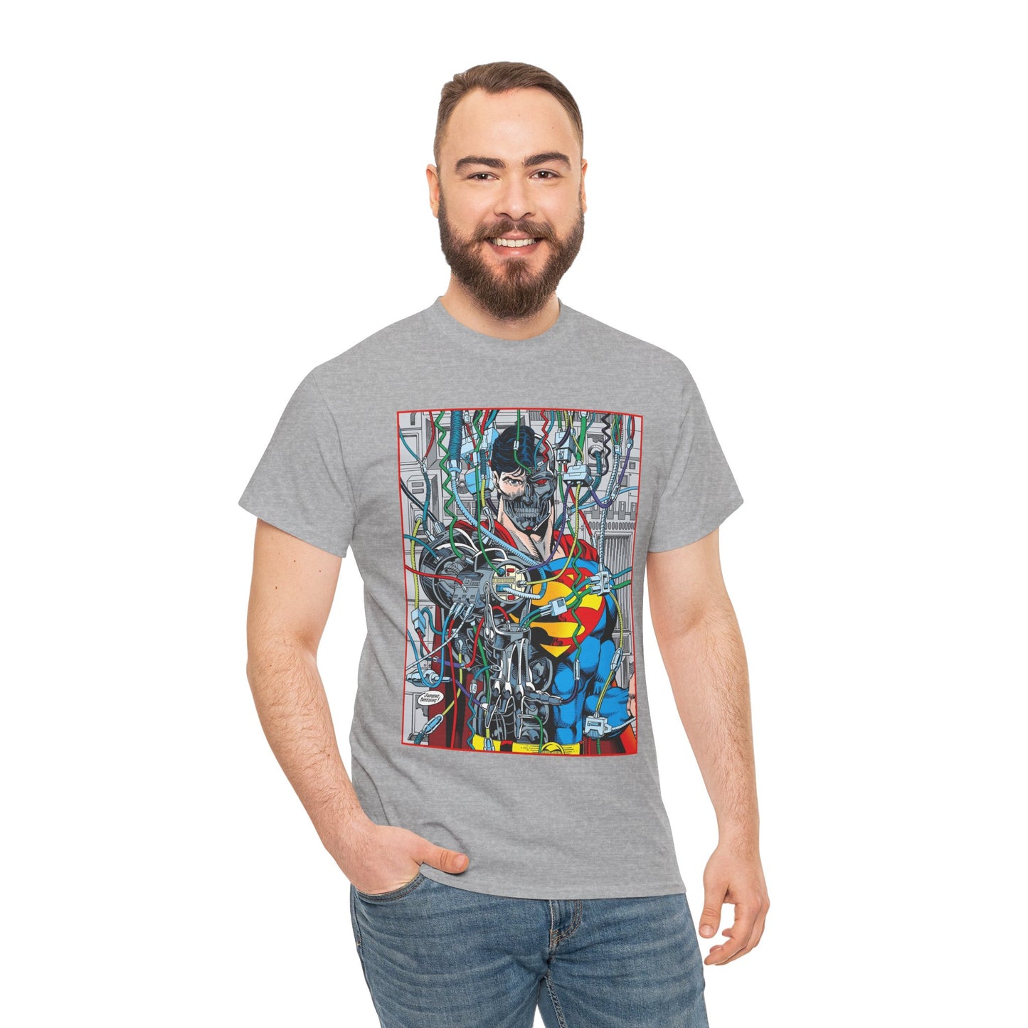 Cyborg Superman T-Shirt - DC Comics - Dan Jurgens Art - Reign of the Supermen - Popular 90s Story