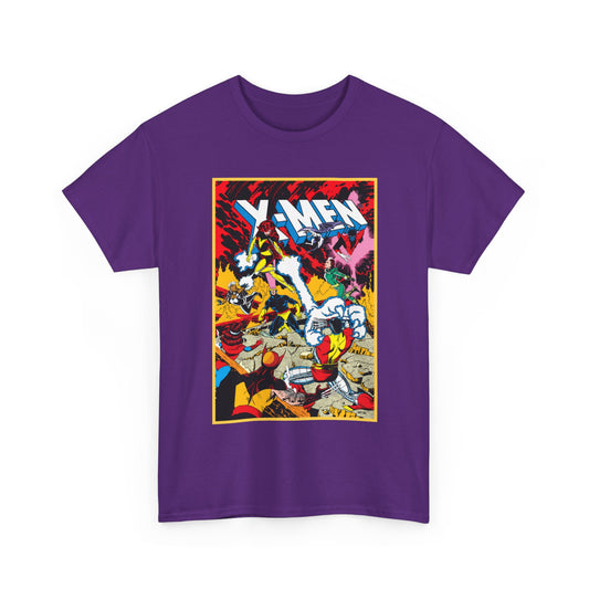 X-Men T-Shirt - Paul Smith Art - Return of Dark Phoenix - Wolverine, Colossus, Cyclops, Storm, Nightcrawler, Rogue - Marvel Comics