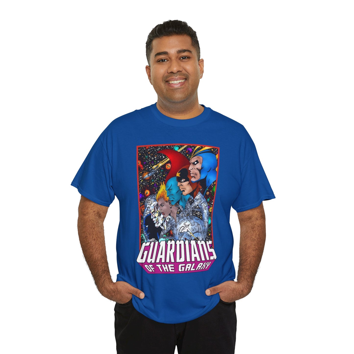 Guardians of the Galaxy T-Shirt - George Perez Art - Starhawk, Yondu, Vance Astro - Marvel Comics