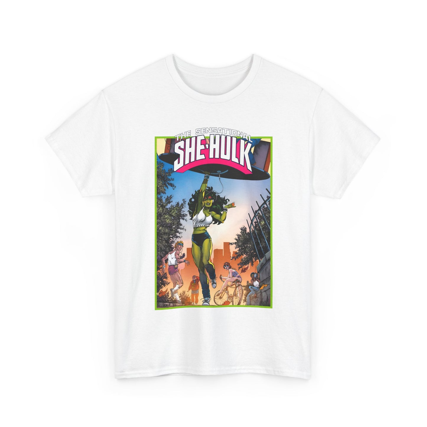 Sensational She-Hulk T-Shirt -John Byrne Poster Art - Jennifer Walters, Hulk's Cousin - Marvel Comics