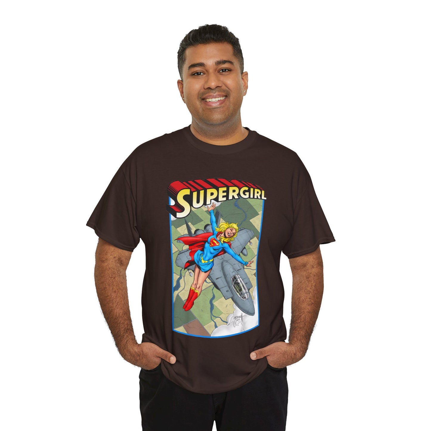Supergirl T-Shirt - Tom Grummett Art - Kara from Argo City, Superman's Cousin - The Maid of Might - DC Comics