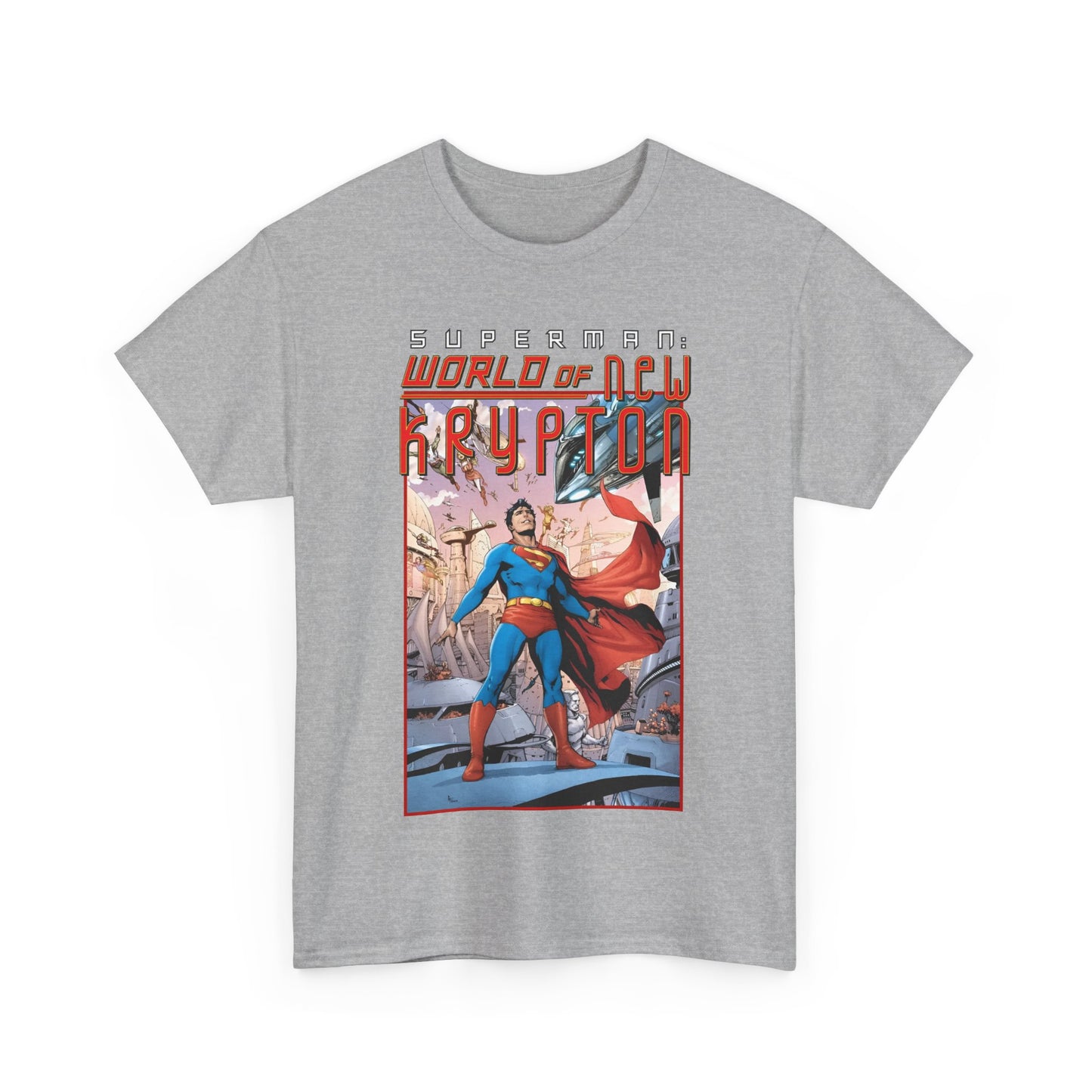 Superman World of New Krypton T-Shirt - Gary Frank Art - Popular DC Comics Storyline - Kal-El