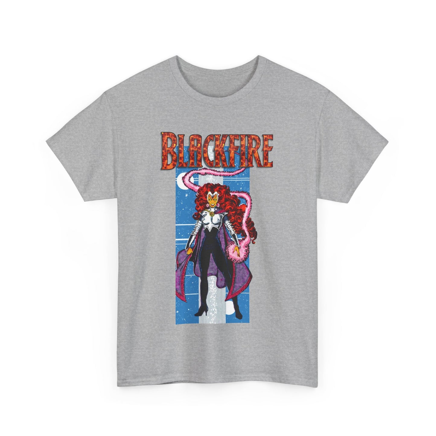 Blackfire T-Shirt - George Perez Art - New Teen Titans Enemy, Starfire's Evil Sister - From Tamaran - DC Comics