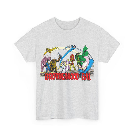Brotherhood of Evil T-Shirt - George Perez Art - New Teen Titans, Doom Patrol - DC Comics - Madame Rouge, Phobia