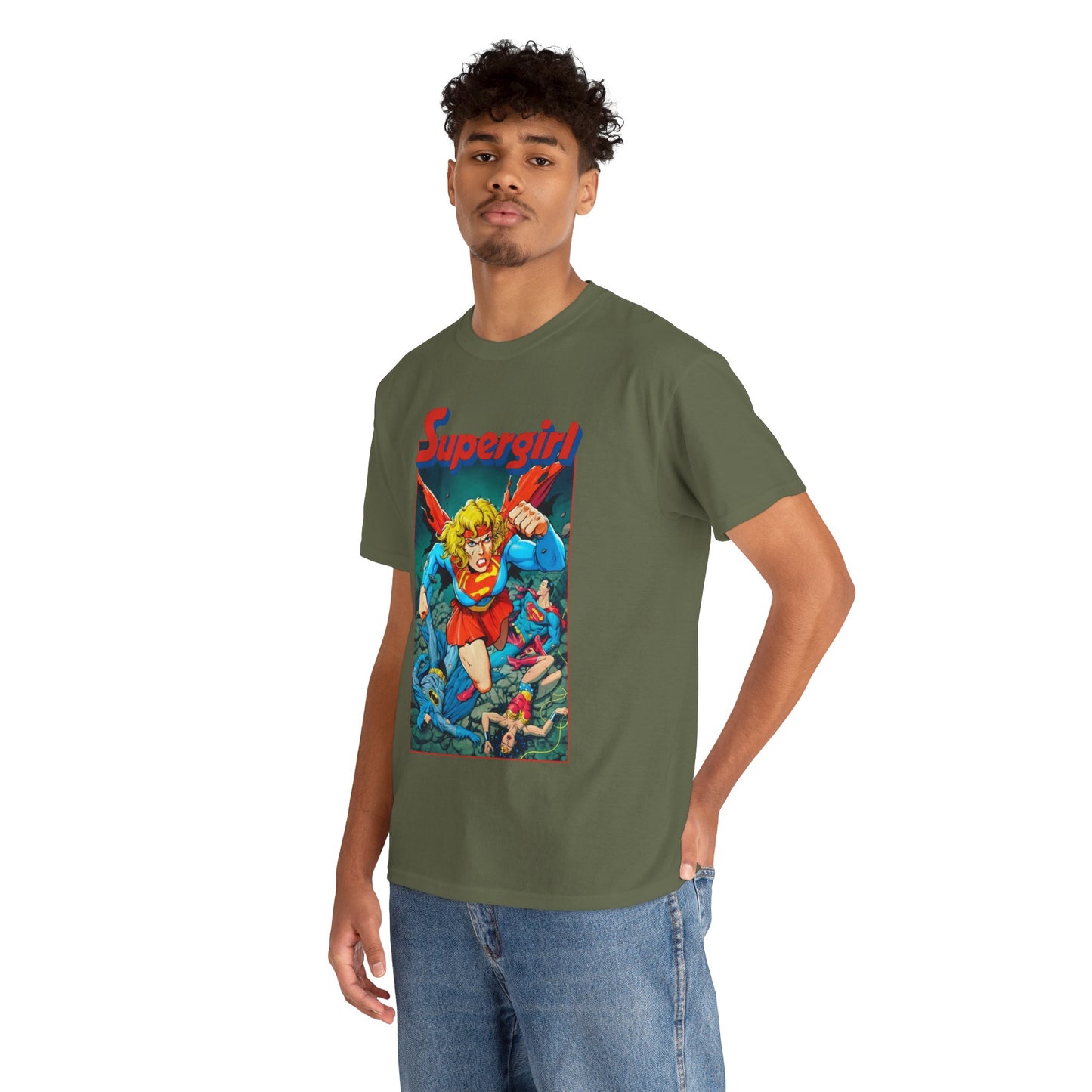 Supergirl T-Shirt - Tom Grummett Art - Crisis on Infinite Earths - Classic DC Comics Series - Death of Supergirl