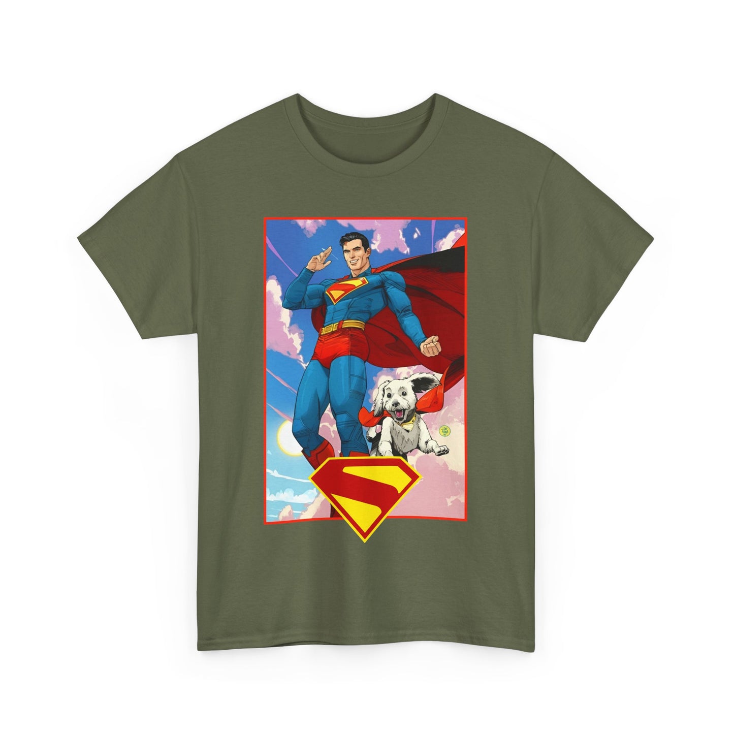 Superman & Krypto T-Shirt - DC Comics - New James Gunn Movie 2025 - Dan Mora Art - Man of Steel