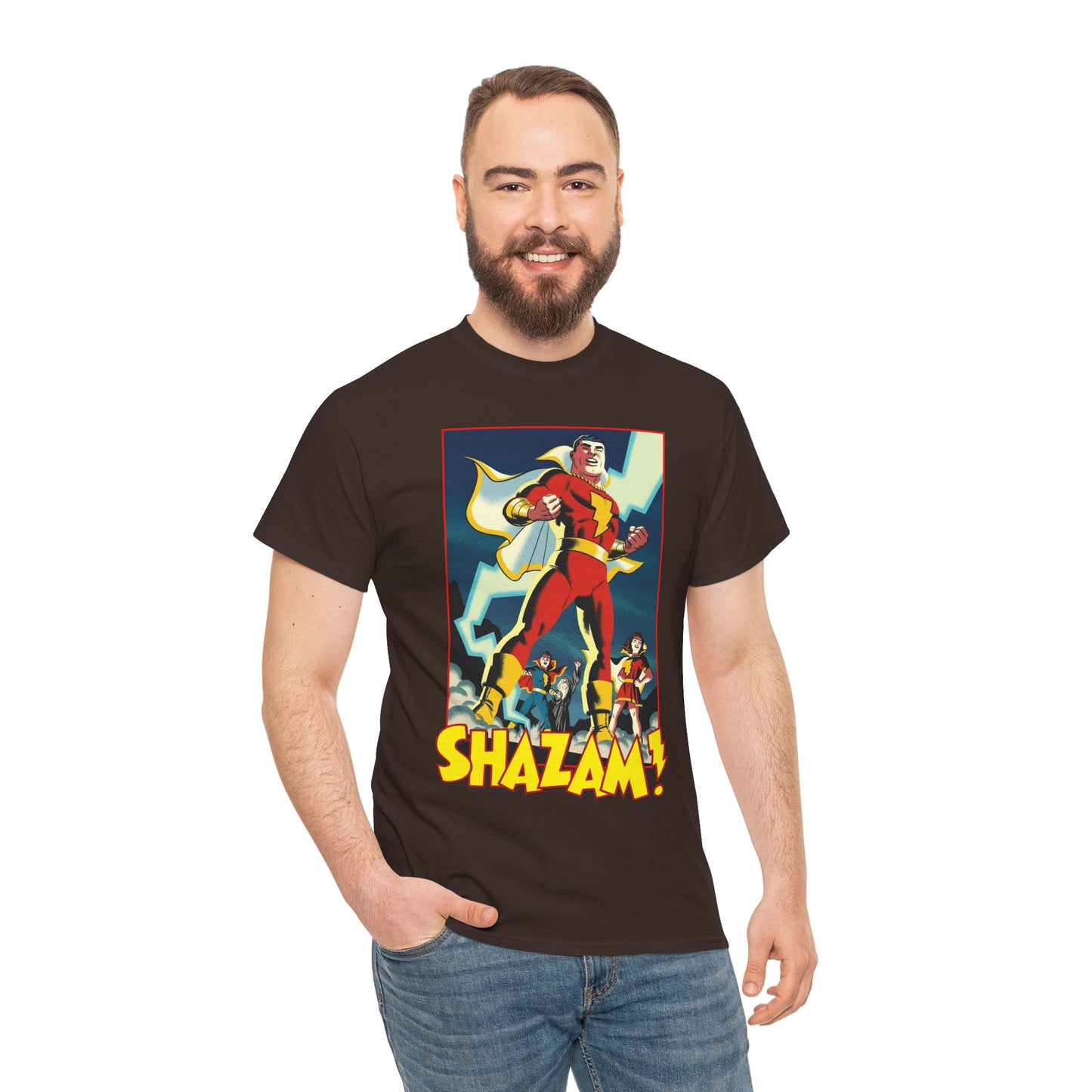 Shazam T-Shirt - Michael Cho Art - Marvel Family - Mary Marvel, Captain Marvel Jr - DC Comics