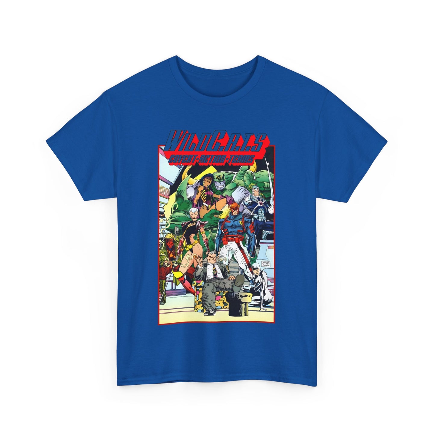 Wildcats Shirt - Jim Lee Art - Warblade, Maul, Voodoo, Grifter, Zealot, Emp, Void - Image Comics/Wildstorm/DC Comics