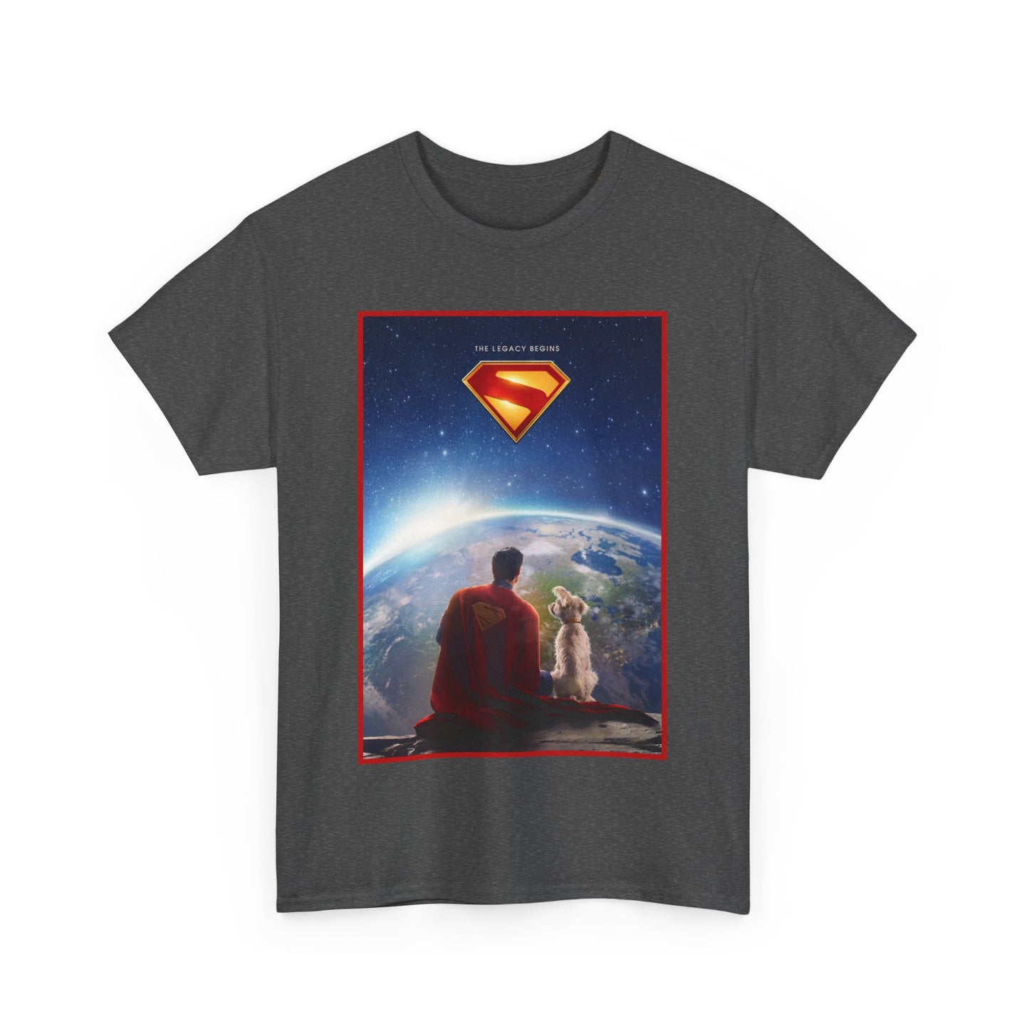 Superman Legacy T-Shirt - 2025 James Gunn Movie Scene - Clark & Krypto On the Moon - David Corenswet - DC Comics - Man of Steel