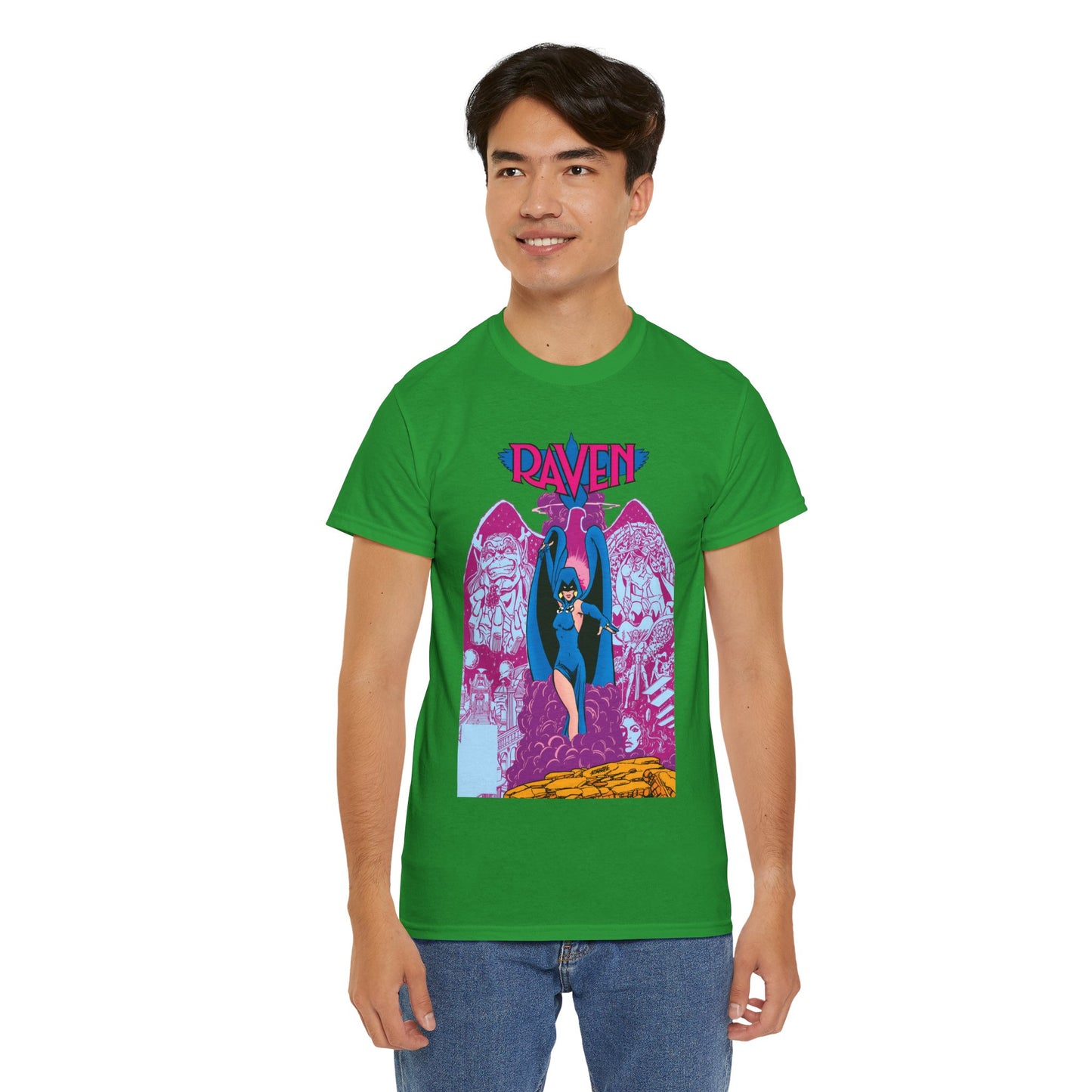 Raven T-Shirt - George Perez Art - New Teen Titans - Trigon, Azarath - DC Comics