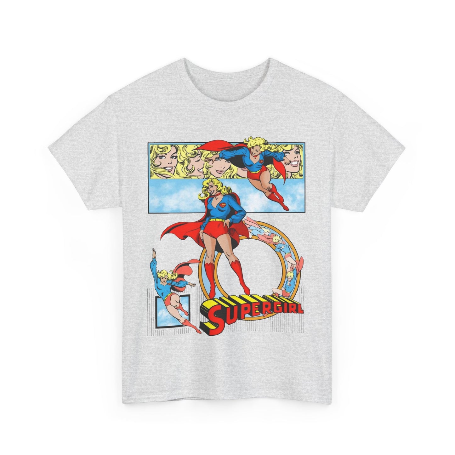Supergirl T-Shirt - Krypton, Superman, Kara, Kandor - DC Comics - 1980s Art - Style Guide - Superman's Cousin