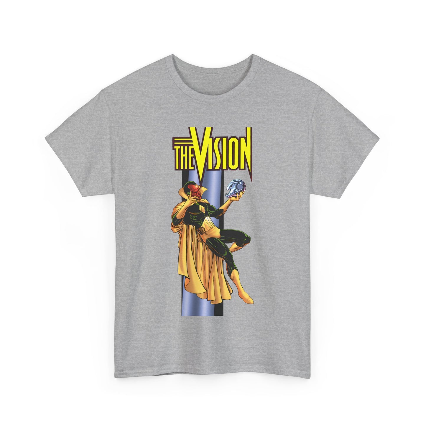 Vision T-Shirt - George Perez Art - Built by Ultron - Avengers Member - Marvel Comics