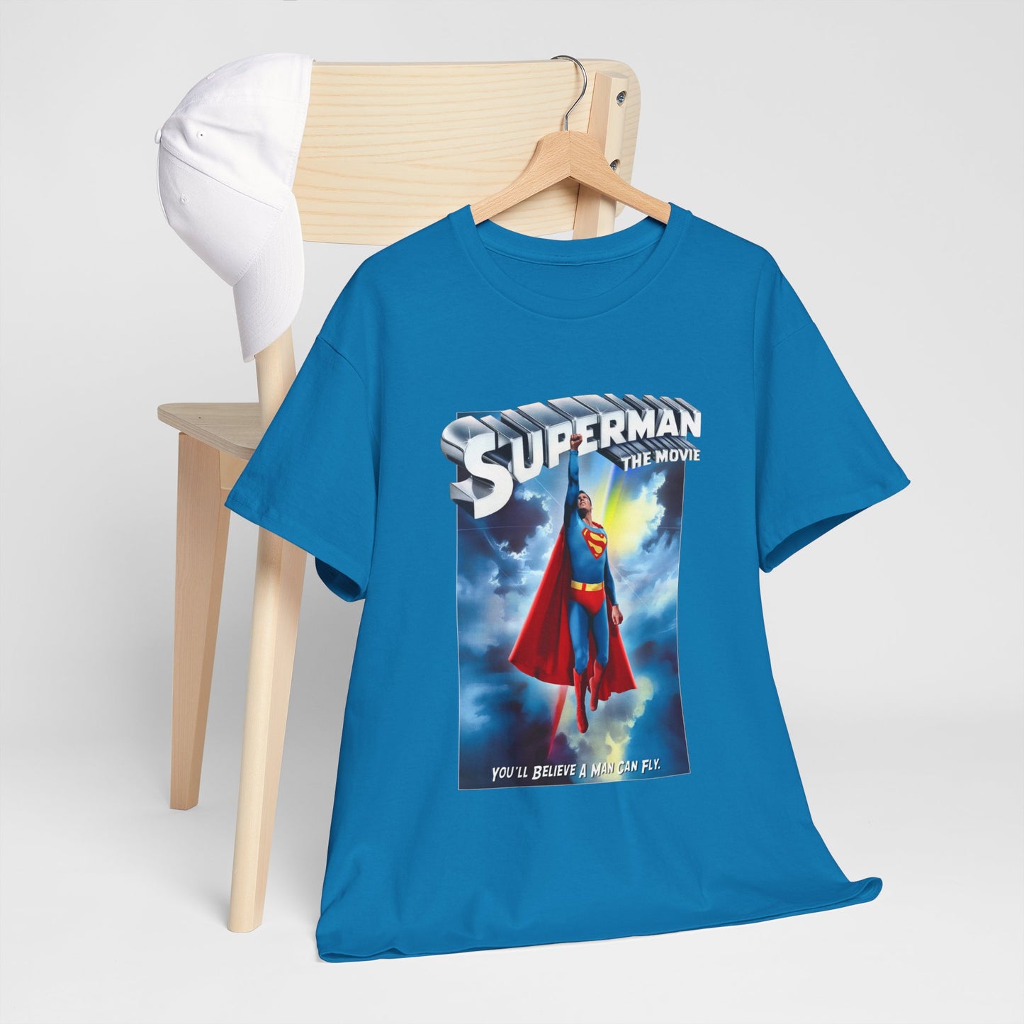 Superman The Movie T-Shirt - DC Comics - Man of Steel - Christopher Reeve 1978