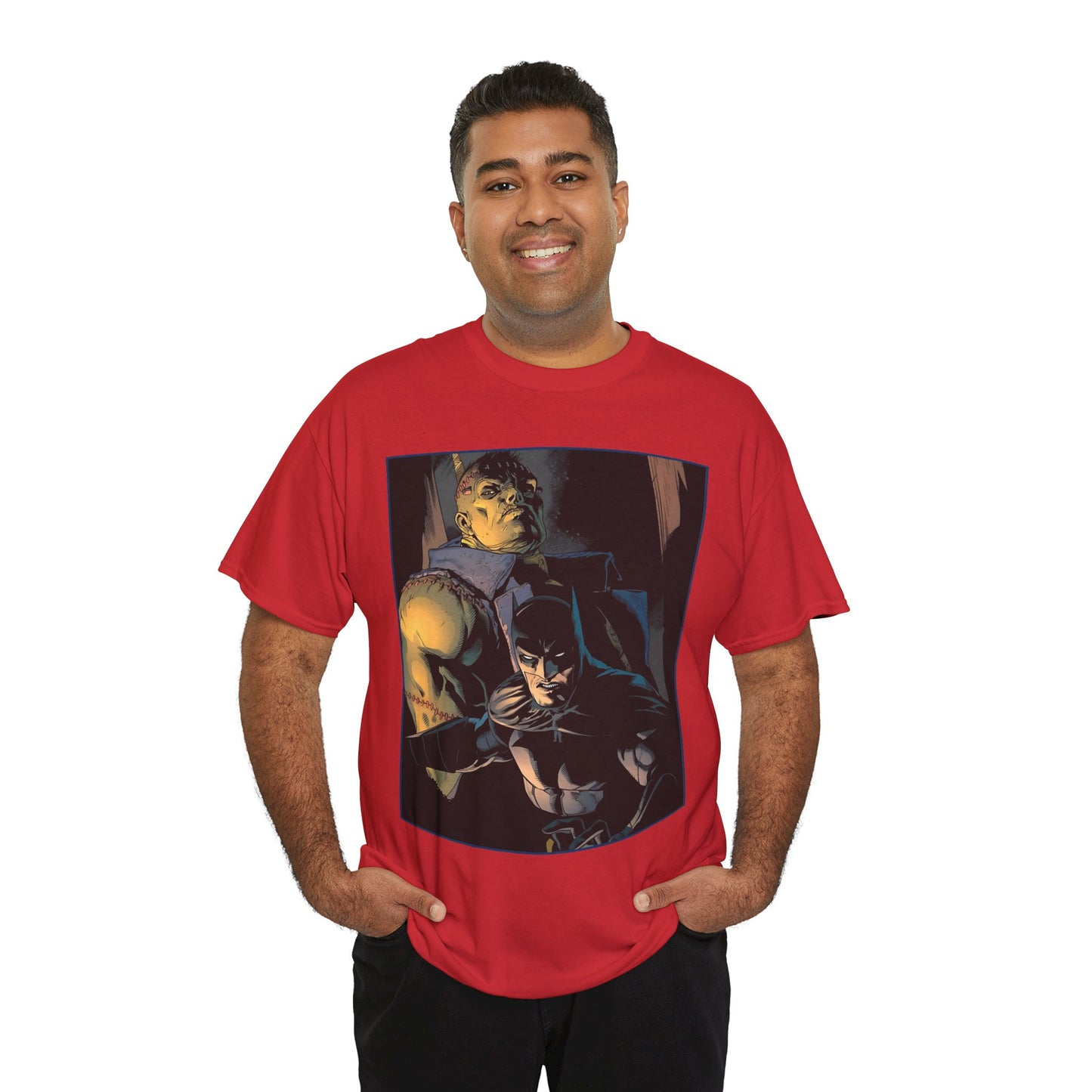 Batman & Frankenstein T-Shirt - Doug Mahnke Art - DC Comics