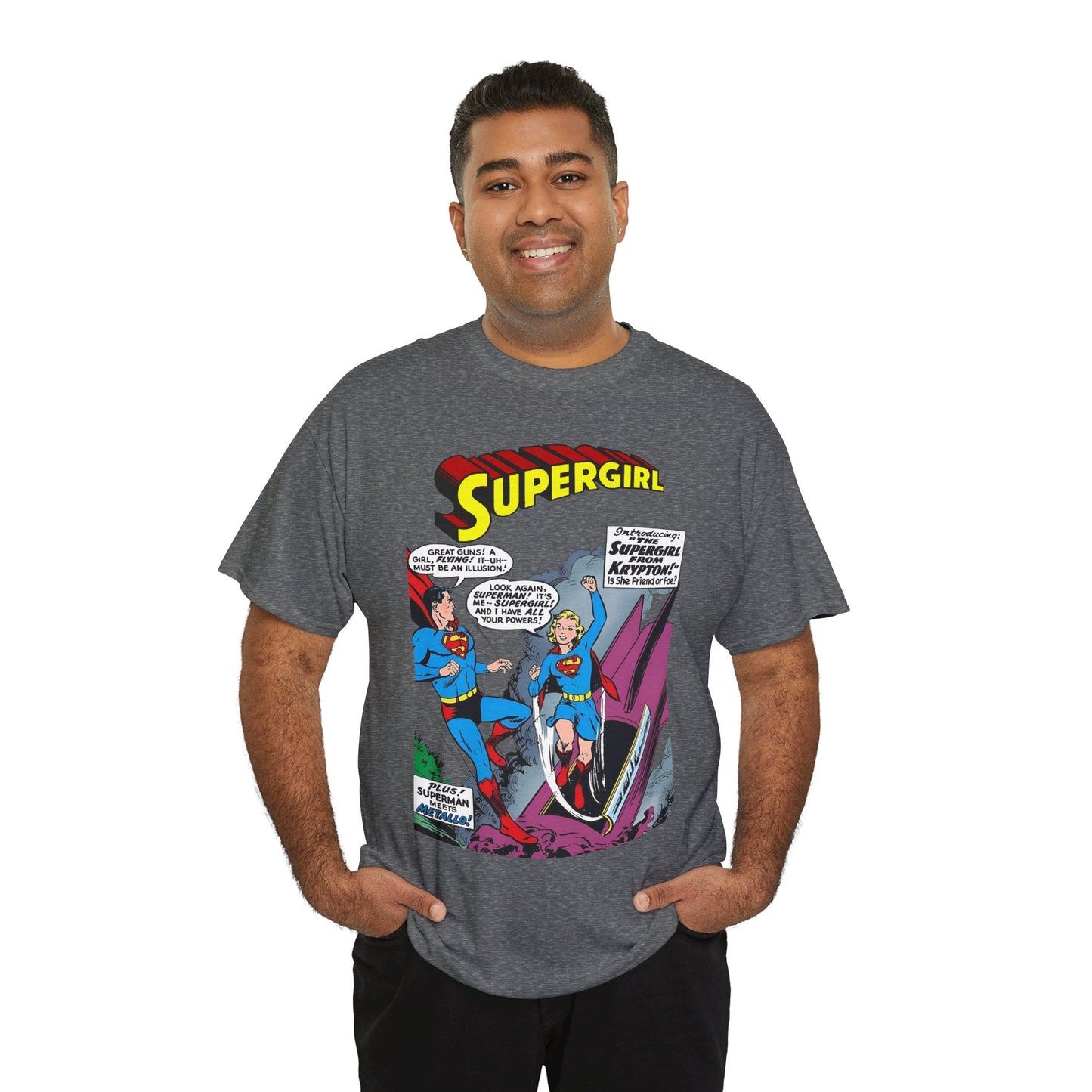 Supergirl T-Shirt - Action Comics #252 - 1st Appearance of Supergirl Cover Art - Kara from Kandor - DC Comics