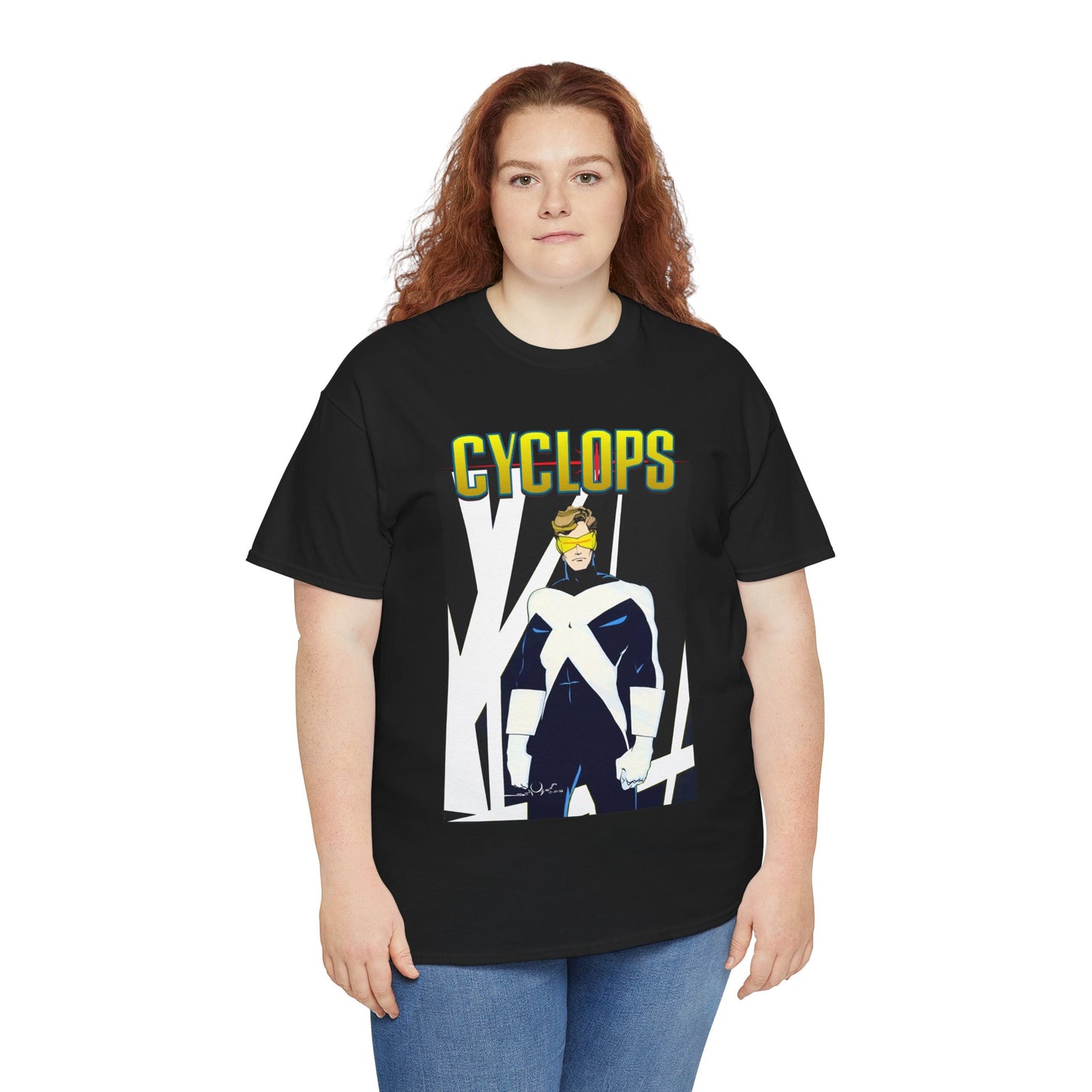 Cyclops T-Shirt - Walt Simonson Art - X-Men, X-Factor Member & Leader - Scott Summers - Marvel Comics
