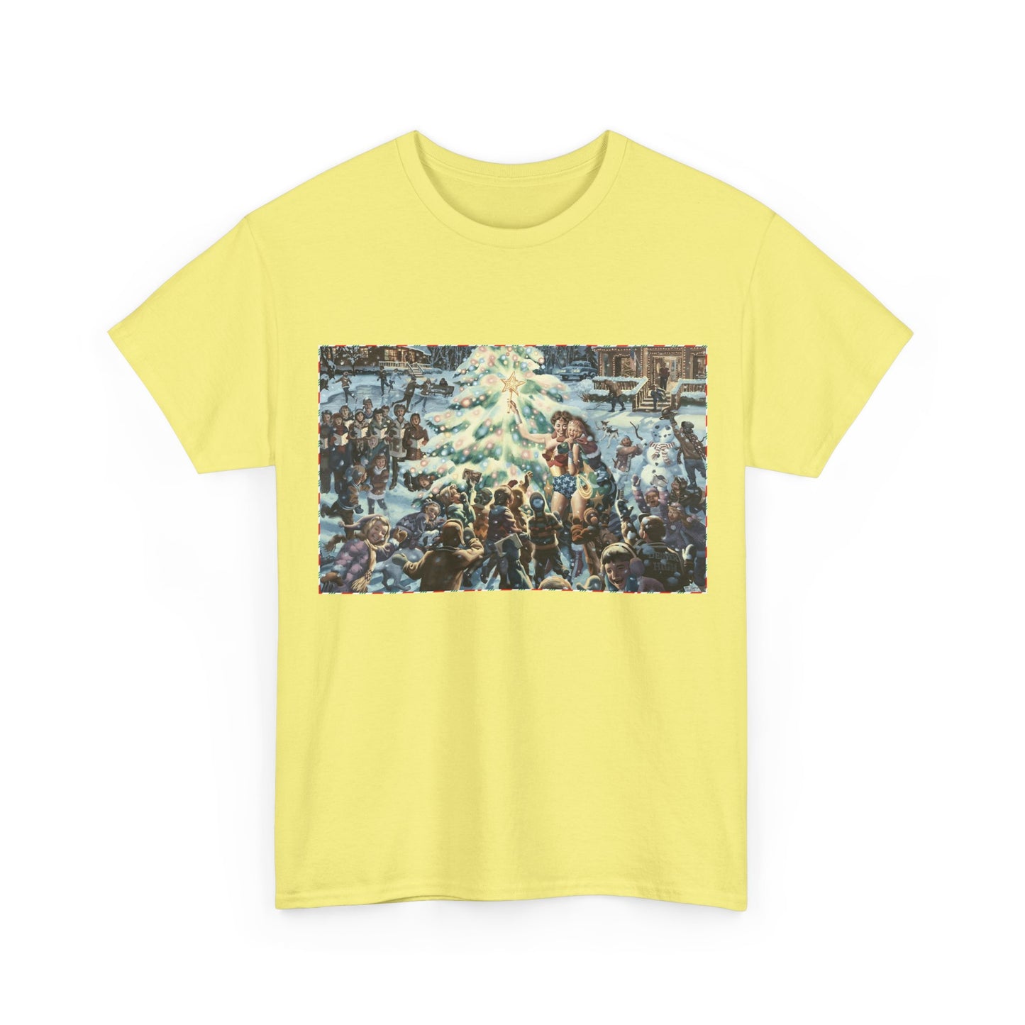 Wonder Woman Christmas T-Shirt - Steve Rude Art - DC Comics
