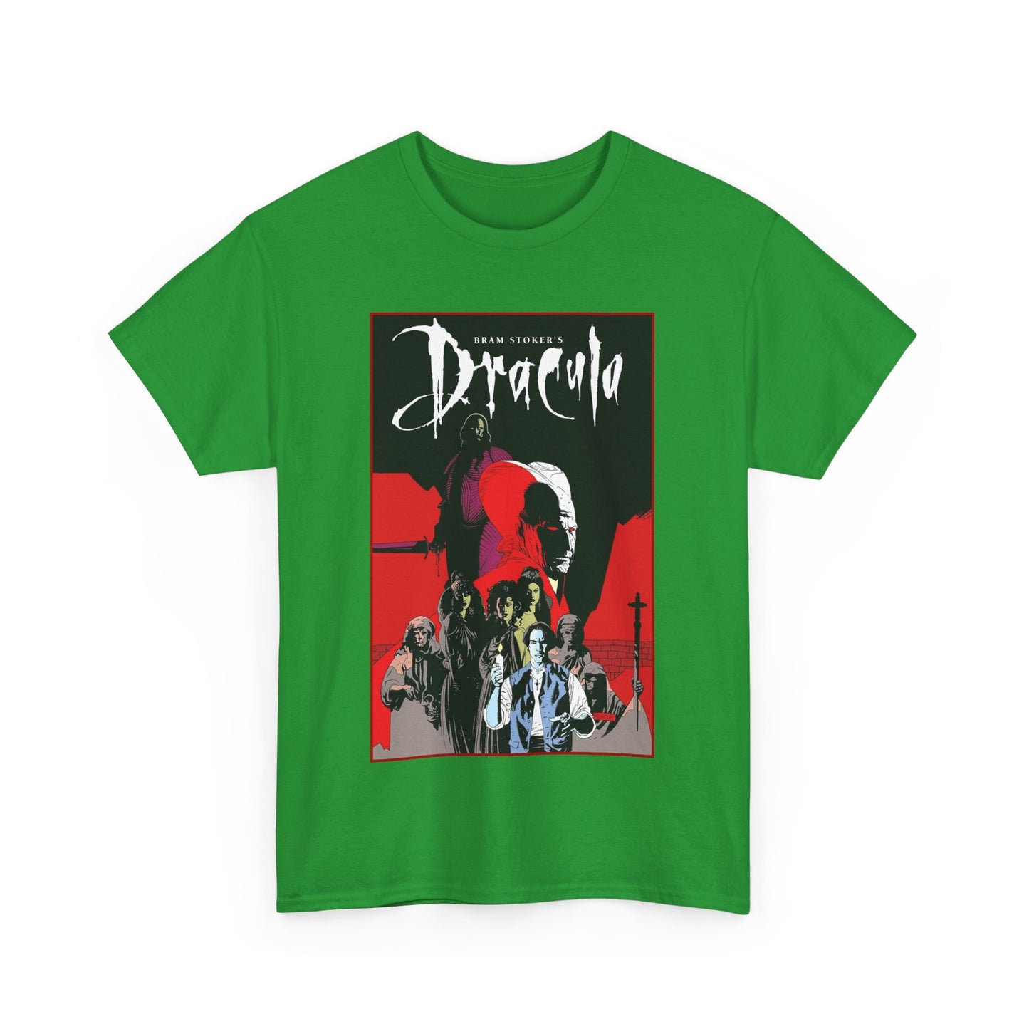 Bram Stoker's Dracula T-Shirt - Mike Mignola Art - Francis Ford Coppola Movie - Mina Murray, Jonathan Harker