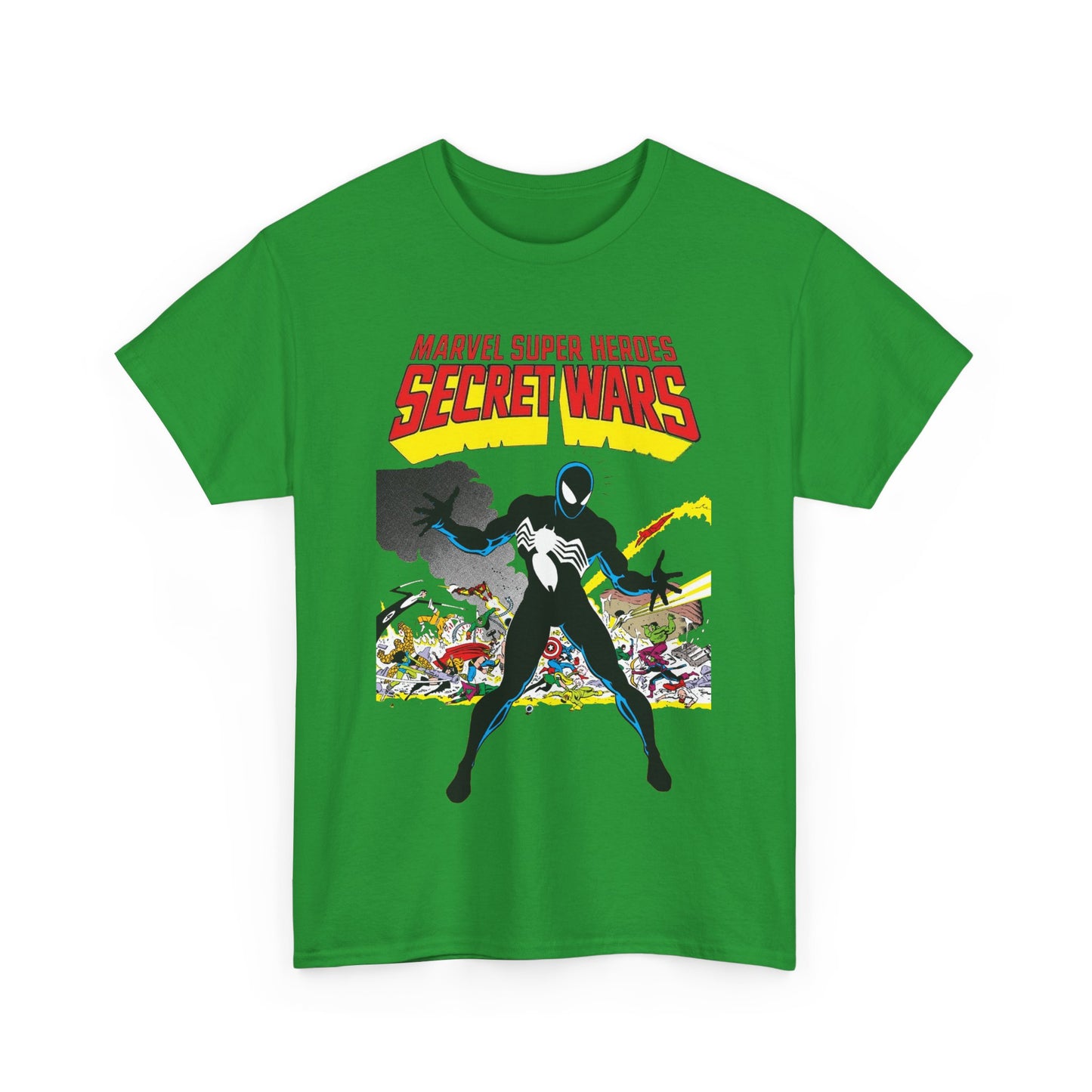 Secret Wars T-Shirt - Classic Marvel Comics Series - Alien Symbiote Spider-Man, 1st Appearance - Future Venom Story