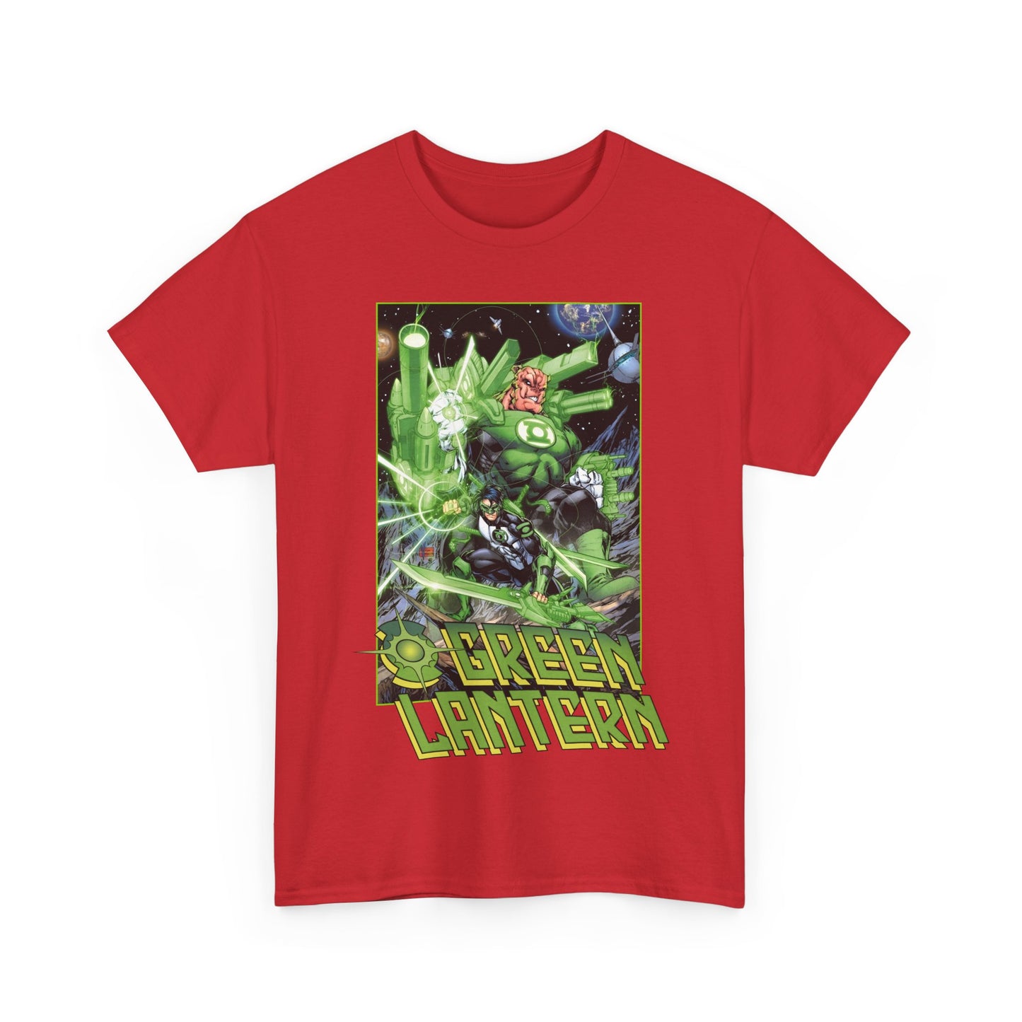 Green Lantern T-Shirt - Kyle Rayner & Kilowog - DC Comics - Green Lantern Corps