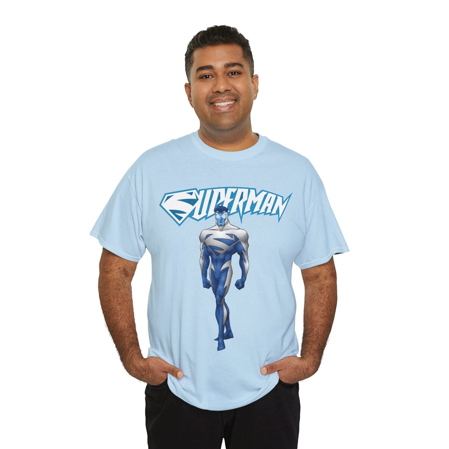 Superman T-Shirt - Clark Kent - Man of Steel - DC Comics - Electric Superman 1990s Storyline