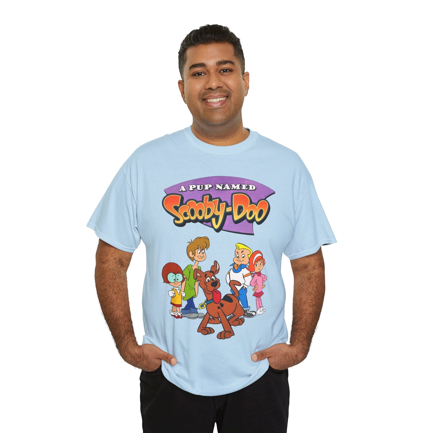 A Pup Named Scooby-Doo T-Shirt - Hanna-Barbera Cartoon TV Series 1990s - Fred, Daphne, Velma, Shaggy