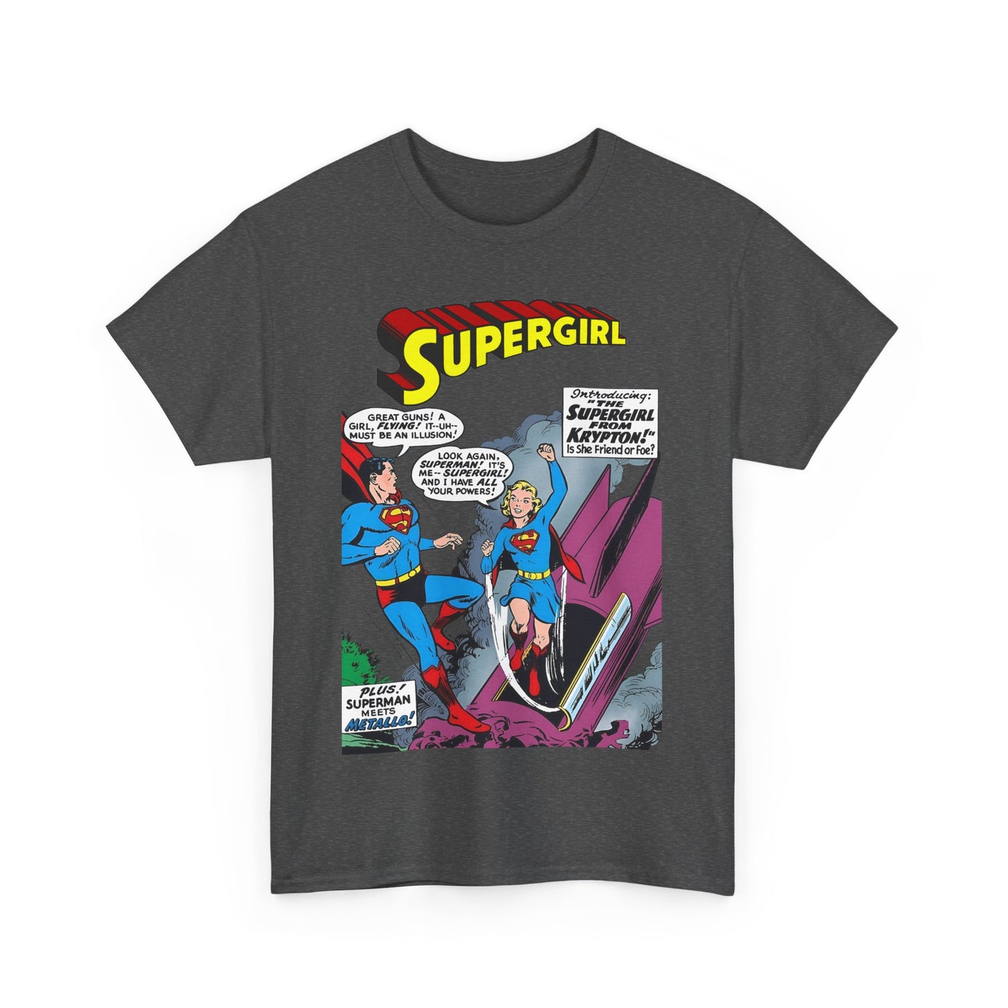 Supergirl T-Shirt - Action Comics #252 - 1st Appearance of Supergirl Cover Art - Kara from Kandor - DC Comics