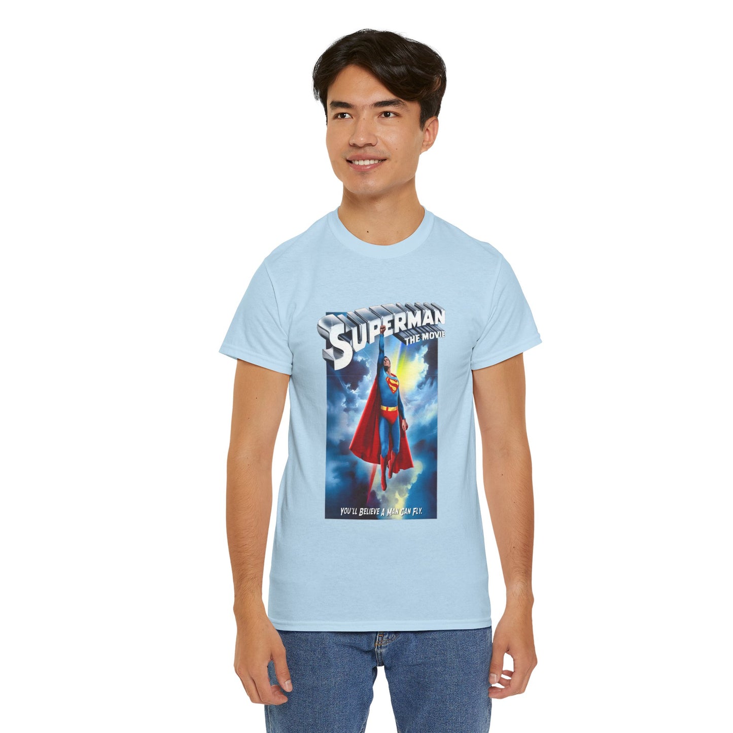 Superman The Movie T-Shirt - DC Comics - Man of Steel - Christopher Reeve 1978