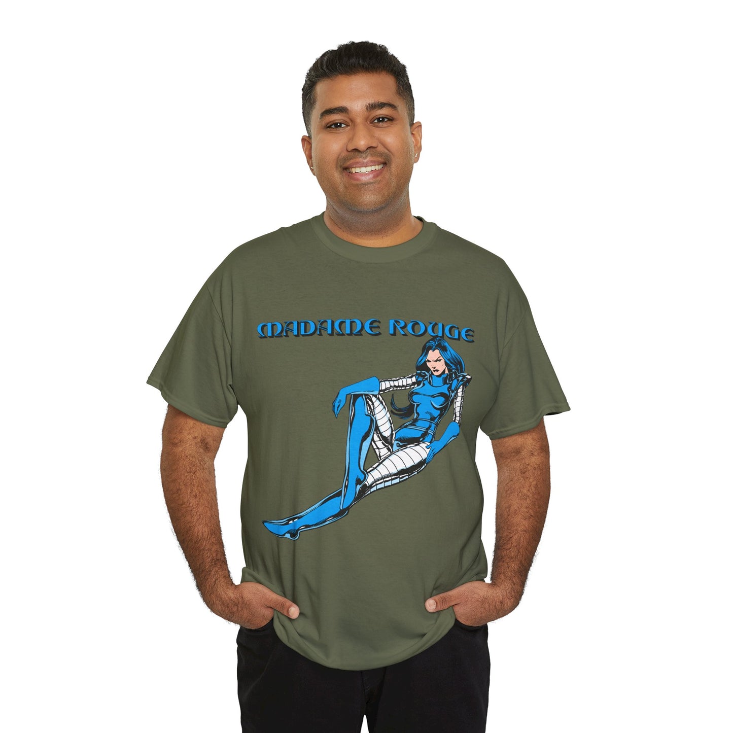 Madame Rouge T-Shirt - John Byrne Art - Doom Patrol, New Teen Titans Villain - Brotherhood of Evil - DC Comics Who's Who Entry