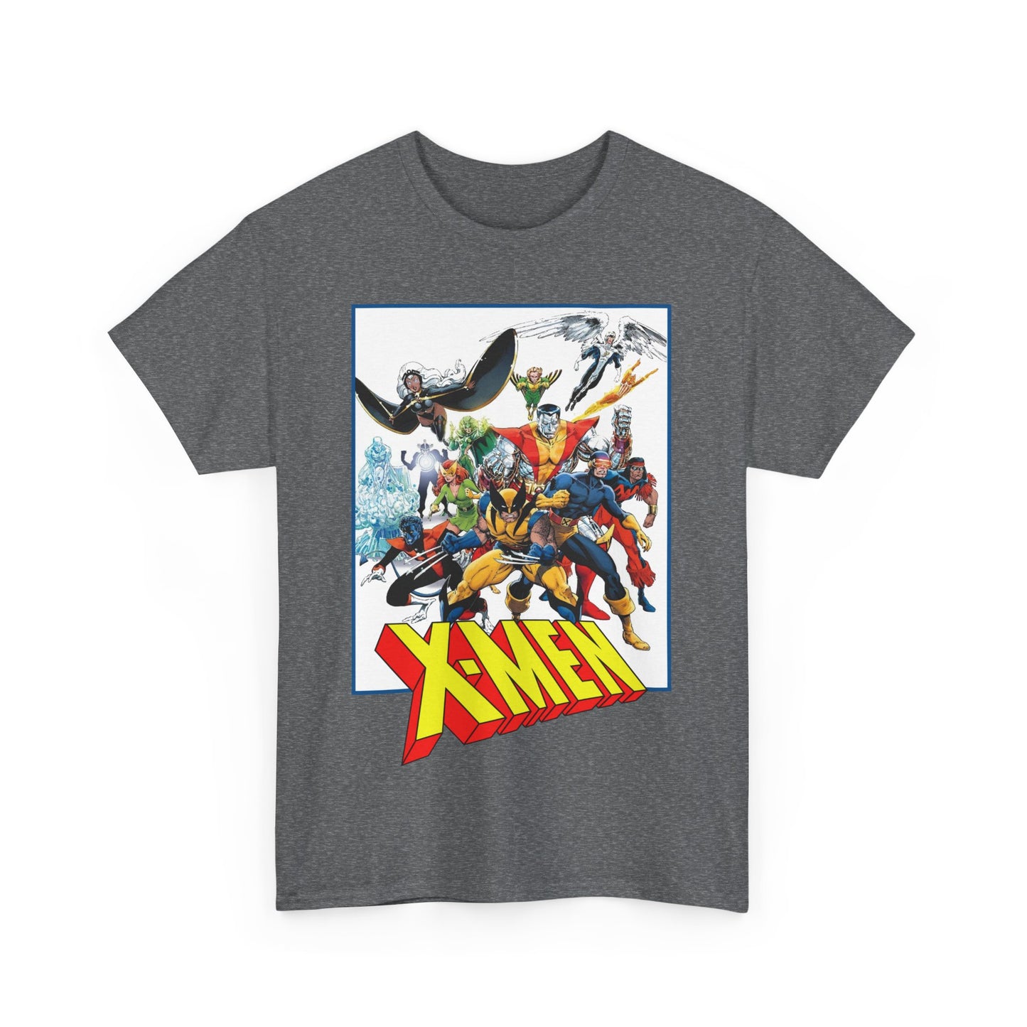 X-Men T-Shirt - Classic Arthur Adams Art - Marvel Comics - Wolverine, Colossus, Storm, Cyclops, Nightcrawler, Iceman
