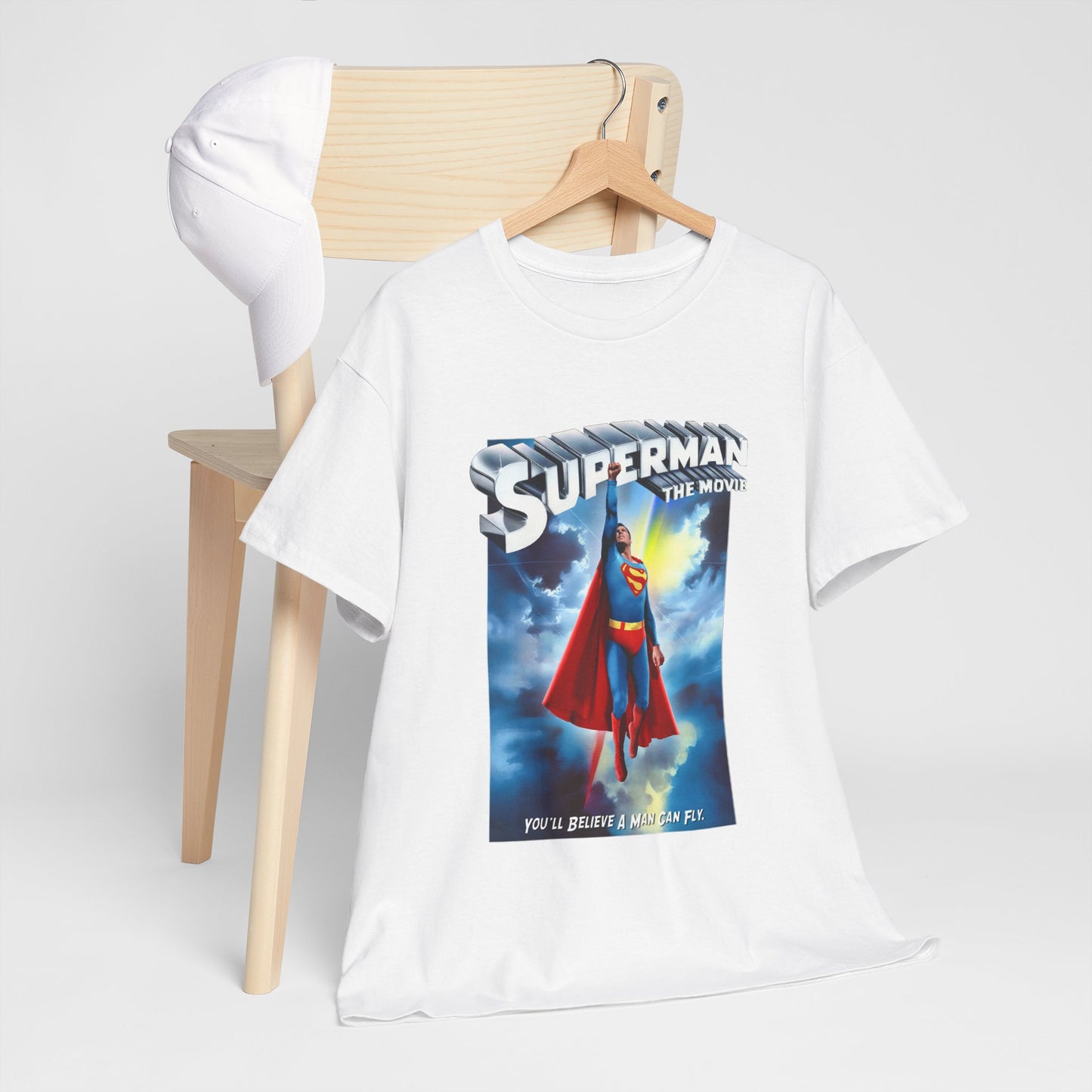 Superman The Movie T-Shirt - DC Comics - Man of Steel - Christopher Reeve 1978