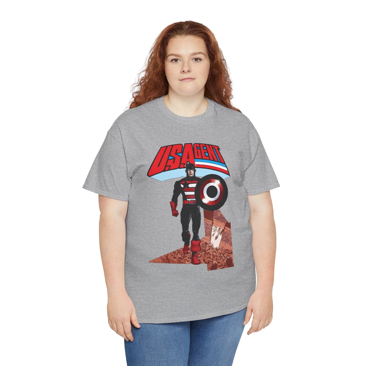 US Agent T-Shirt - Phil Jimenez Art - John Walker - Captain America Character - Marvel Comics