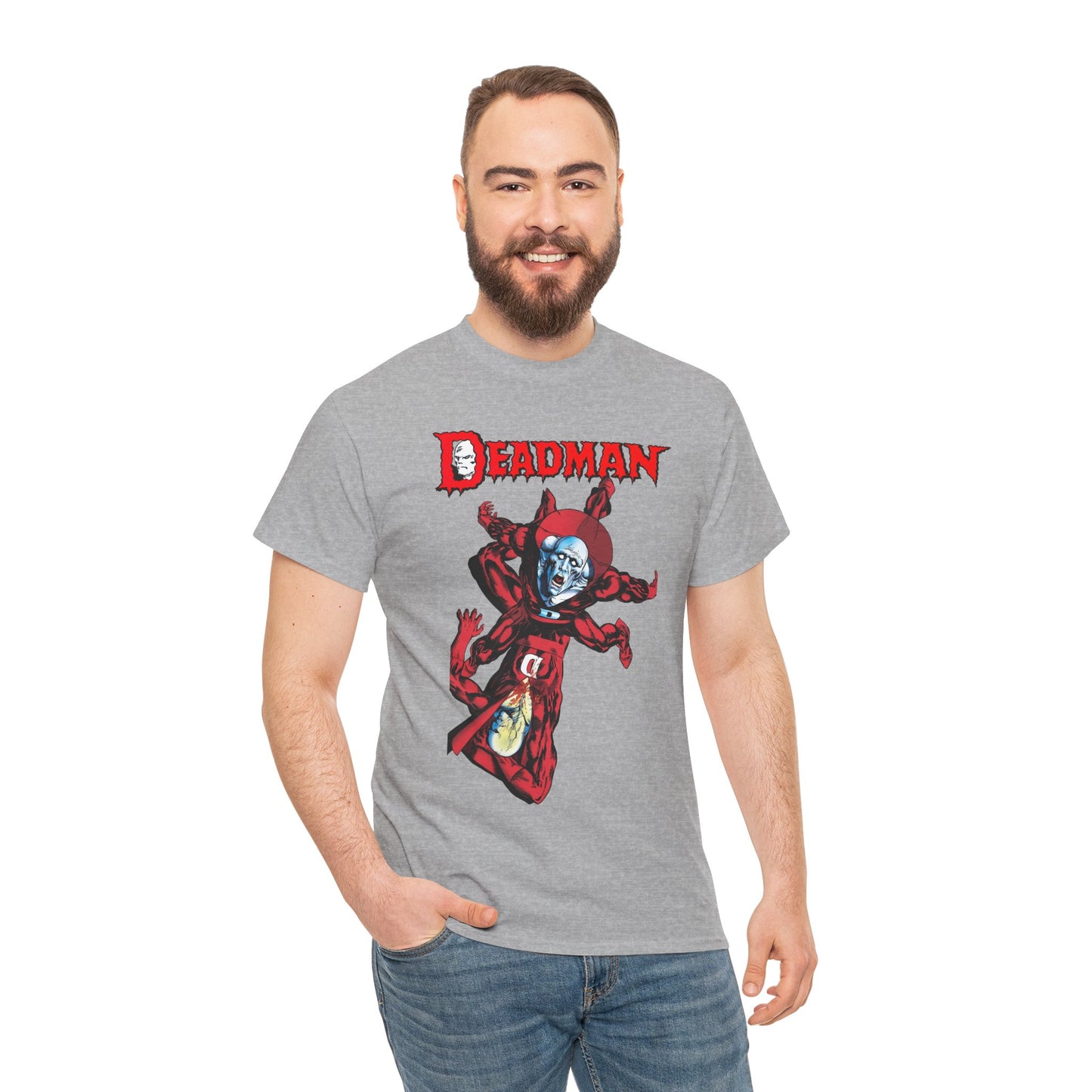Deadman T-Shirt - Neal Adams Art - Boston Brand - DC Comics Silver Age Character
