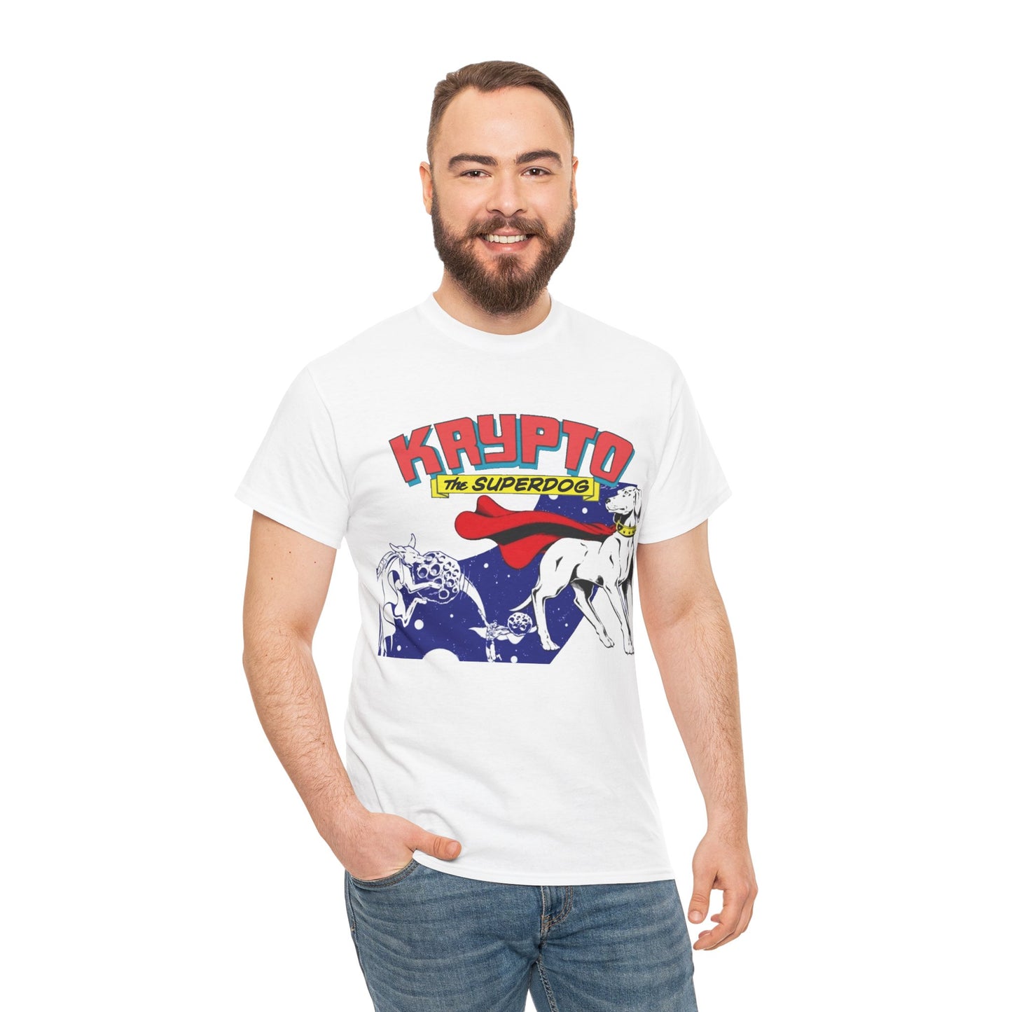 Krypto T-Shirt - James Gunn Superman Movie 2025 - Superman's Beloved Pet -Super Dog from Krypton - Stays at the Fortress of Solitude - DC Comics