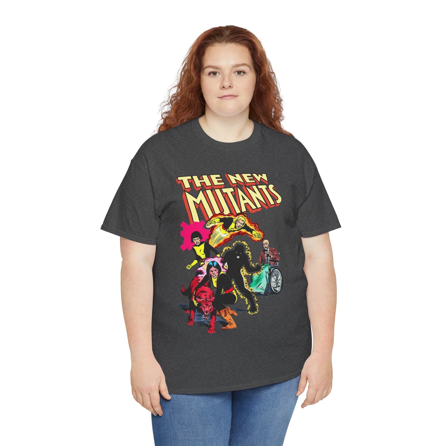 New Mutants T-Shirt - Sunspot, Cannonball, Mirage, Karma, Danni Moonstar - X-Men Characters - Marvel Comics - Mutant Students - Professor X