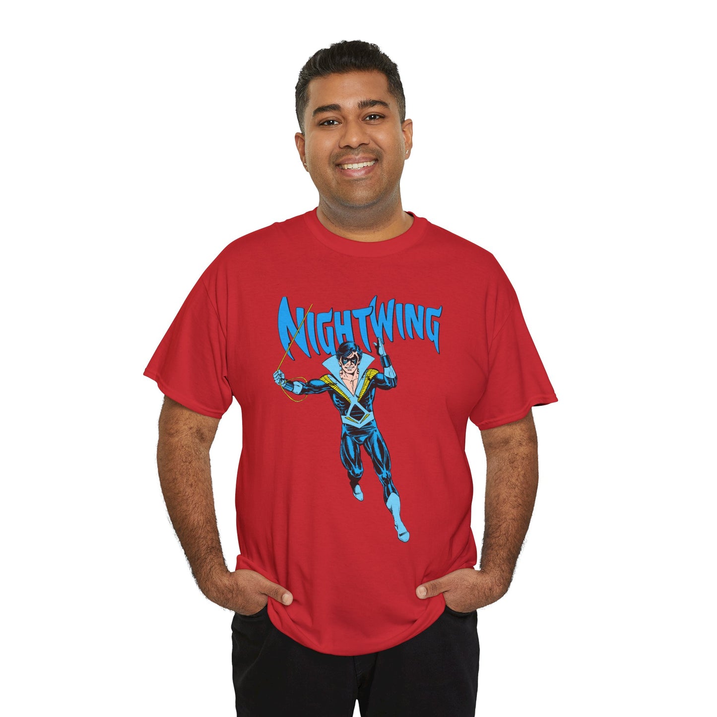 Nightwing T-Shirt - George Perez Art - New Teen Titans, Dick Grayson - DC Comics - Batman's Former Sidekick, Titans Leader