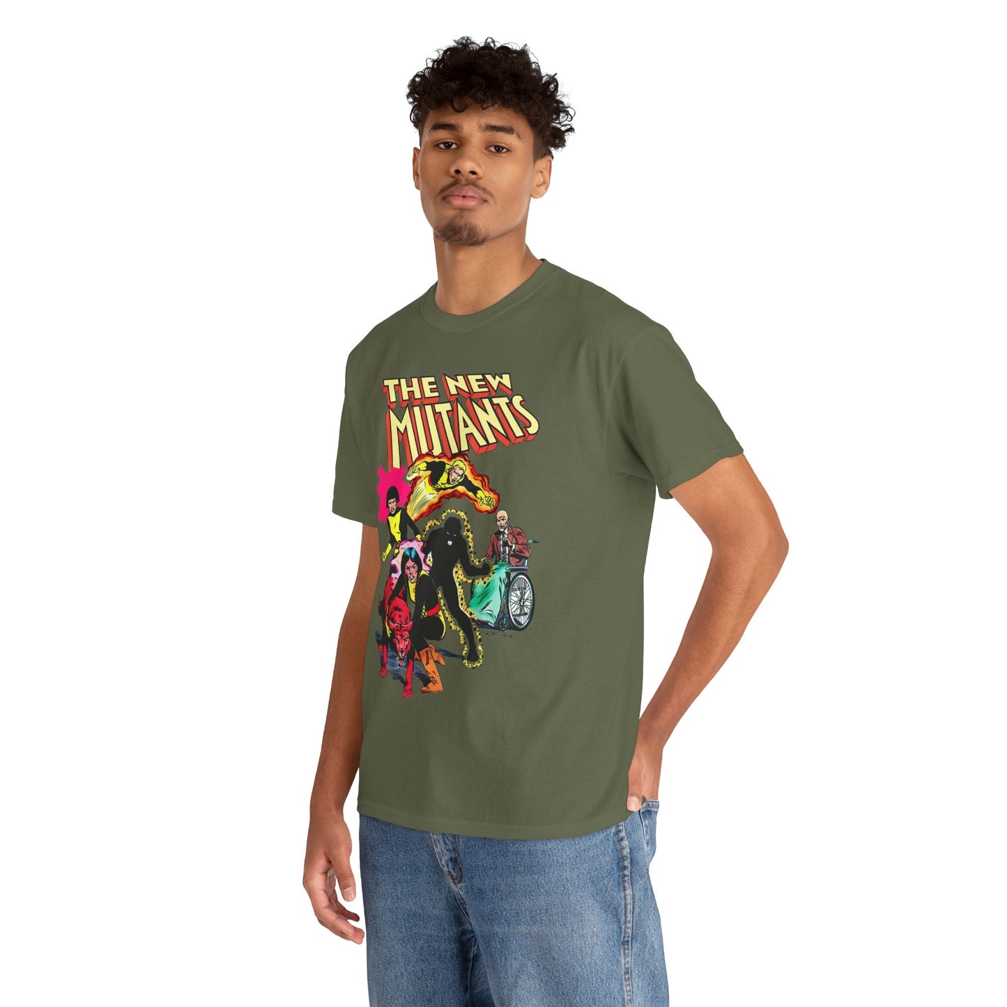 New Mutants T-Shirt - Sunspot, Cannonball, Mirage, Karma, Danni Moonstar - X-Men Characters - Marvel Comics - Mutant Students - Professor X