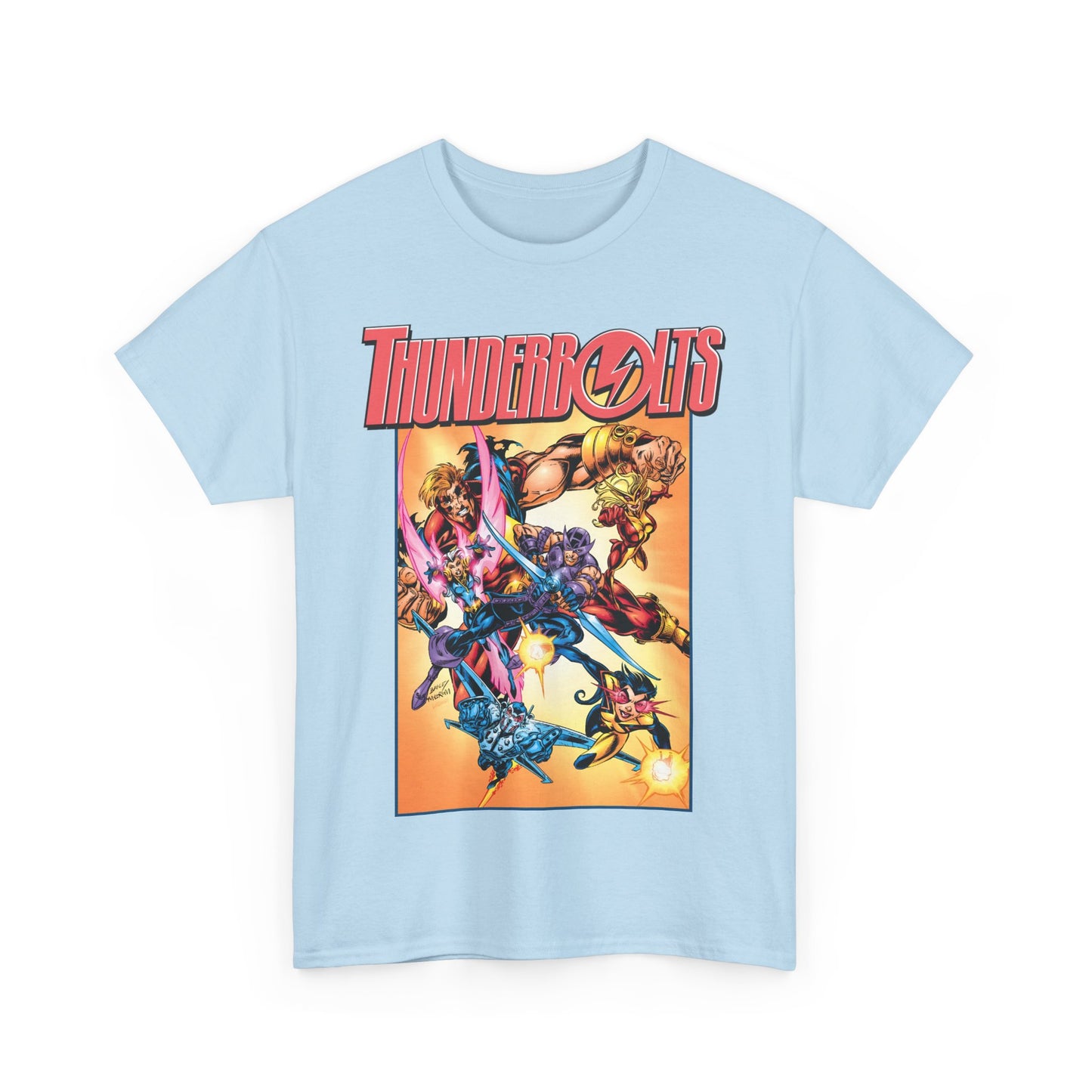 Thunderbolts T-Shirt - Mark Bagley Art - Hawkeye, Songbird - Marvel Comics - Avengers Connection