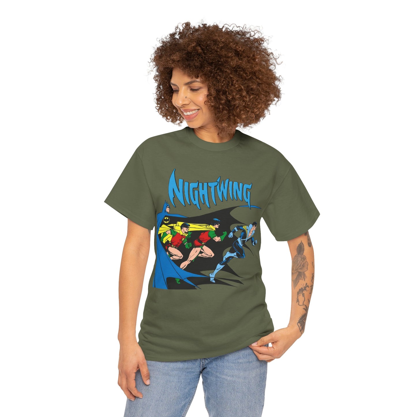 Nightwing T-Shirt - George Perez Art - Batman, Bruce Wayne, Robin, Dick Grayson - New Teen Titans Leader - DC Comics