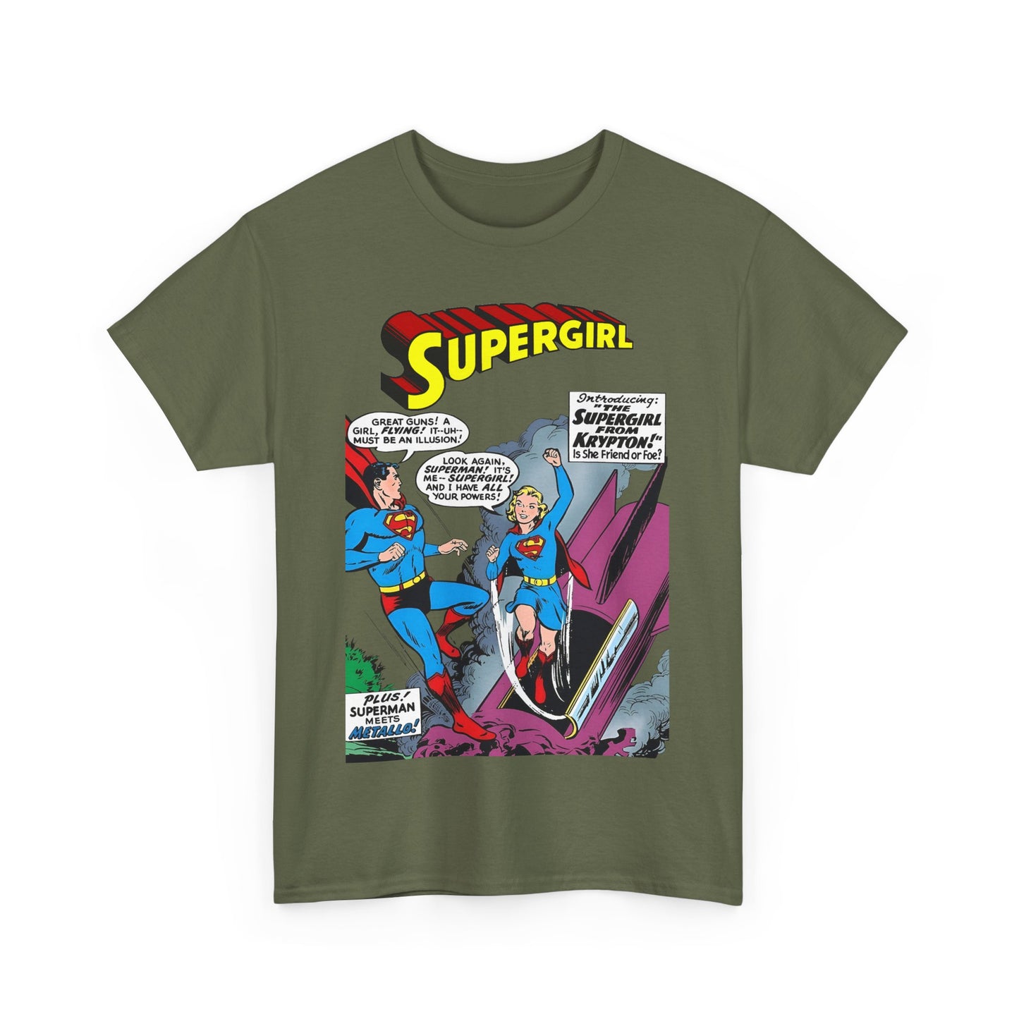 Supergirl T-Shirt - Action Comics #252 - 1st Appearance of Supergirl Cover Art - Kara from Kandor - DC Comics